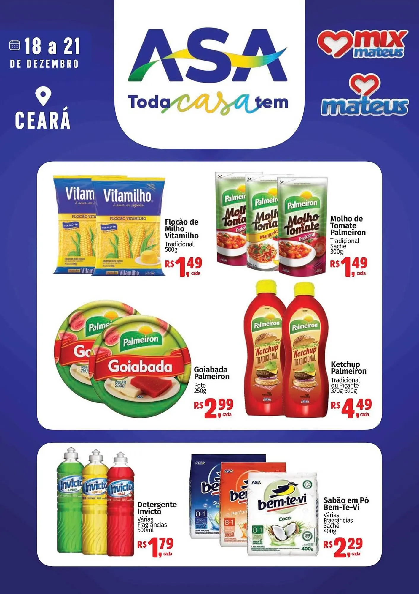 Encarte de Catálogo Supermercados Mateus 18 de dezembro até 21 de dezembro 2025 - Pagina 1