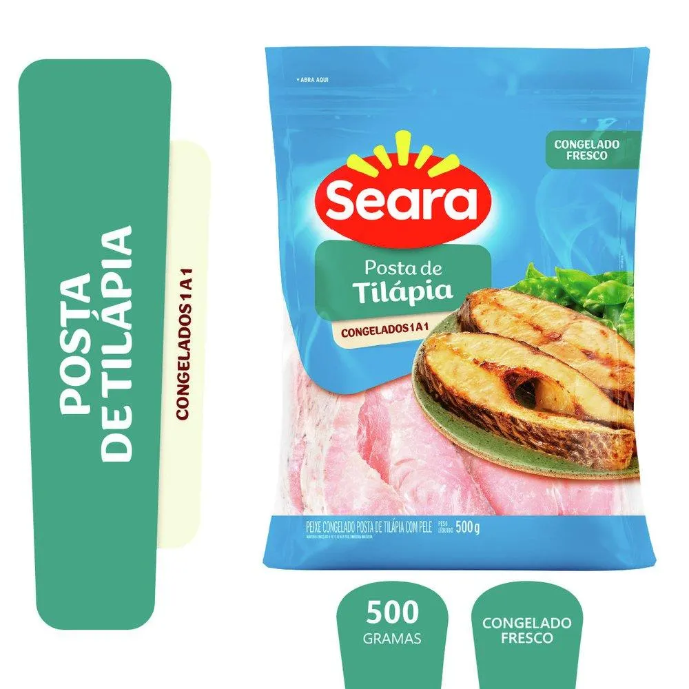 Posta de Tilápia Seara Pescados 500g