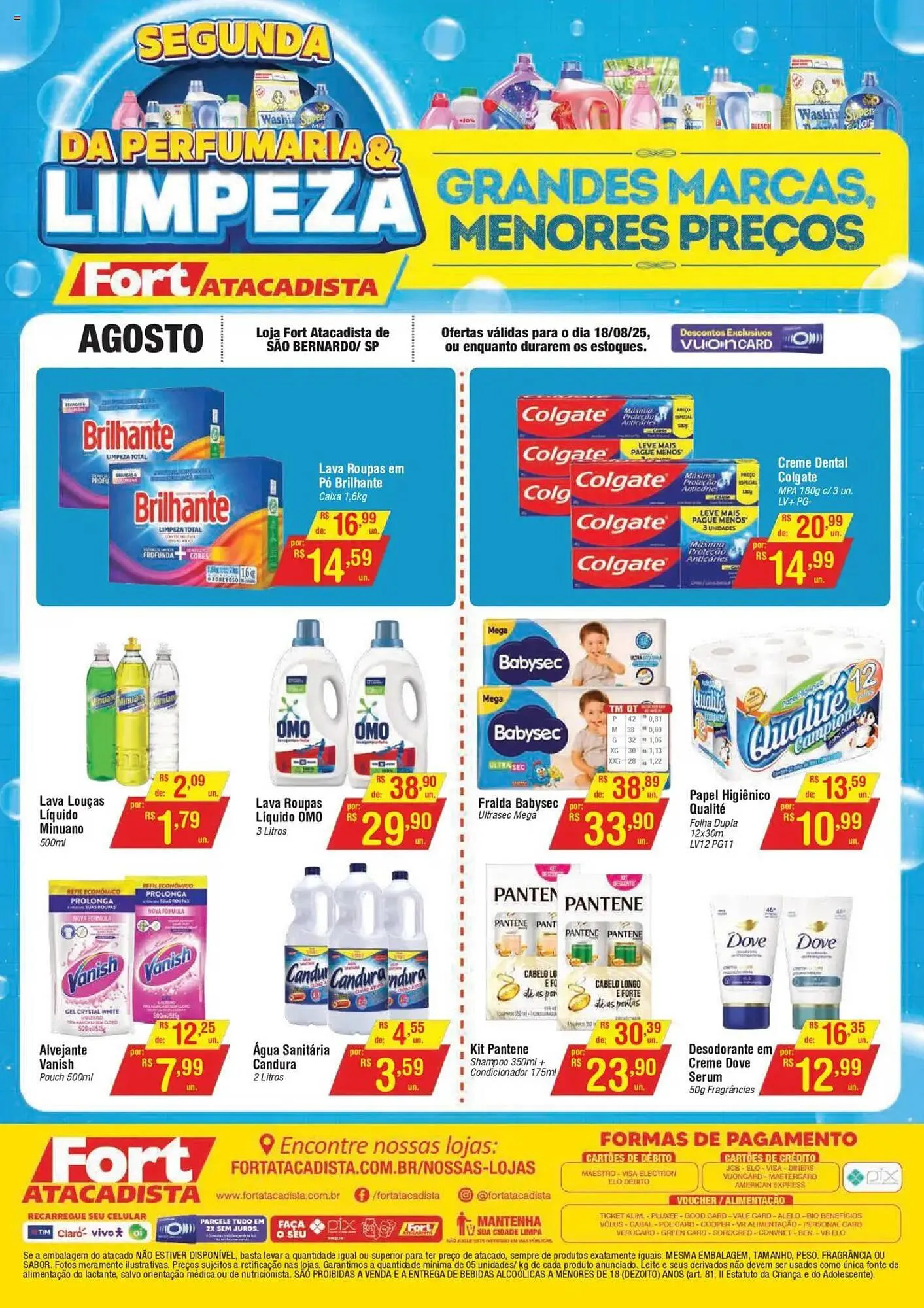 Encarte de Catálogo Fort Atacadista 18 de agosto até 18 de agosto 2025 - Pagina 1