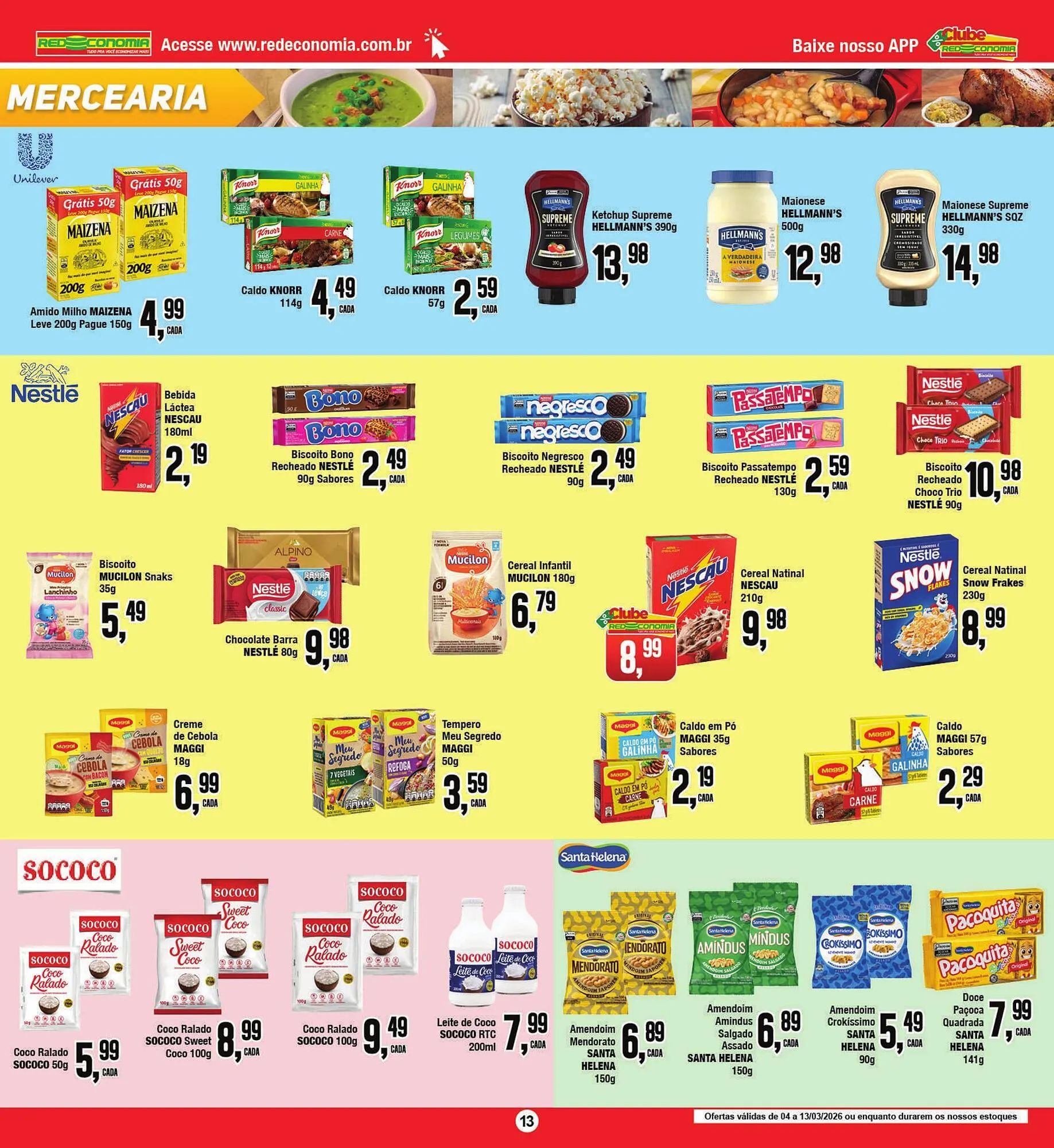 Encarte de Encarte Redeconomia 5 de março até 13 de março 2026 - Pagina 13