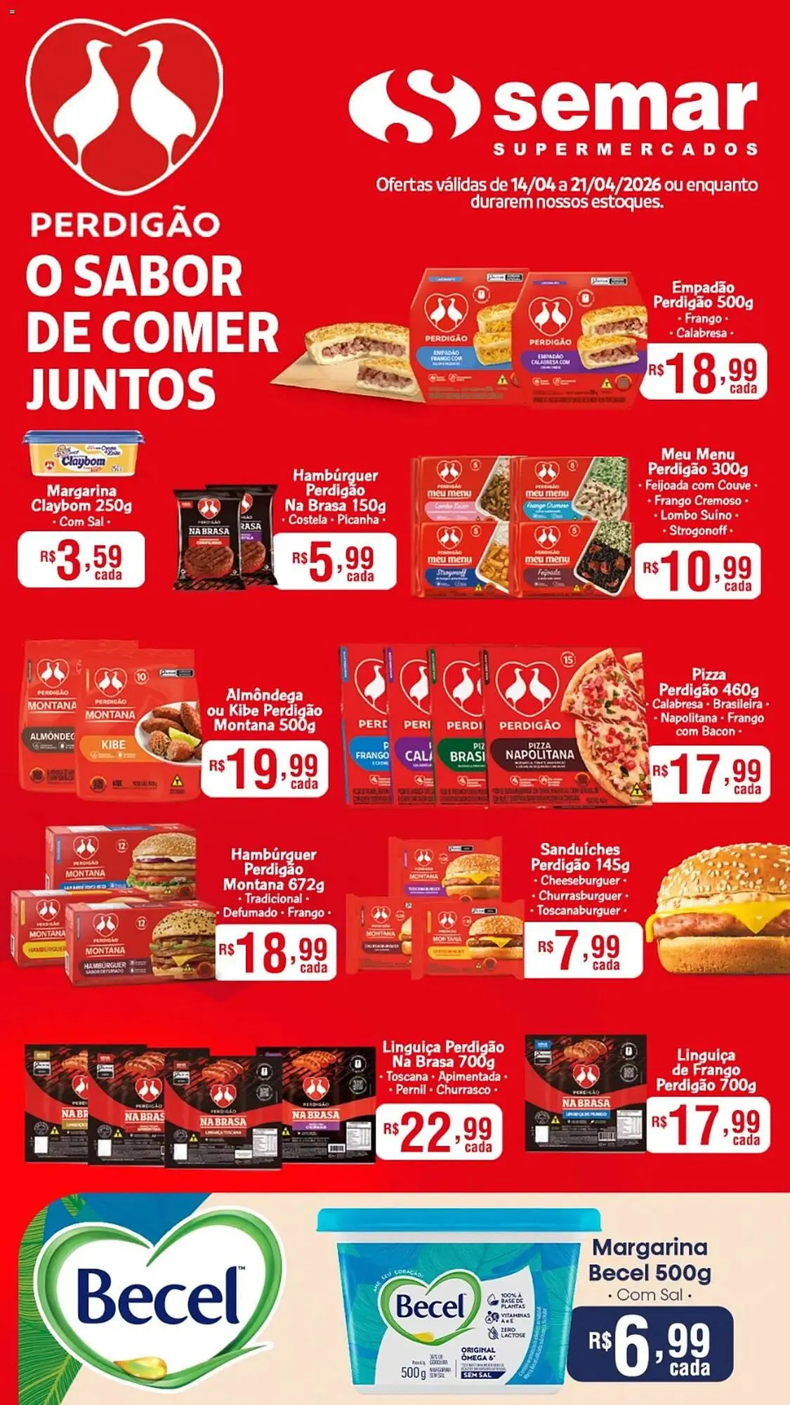 Encarte de Folheto Semar Supermercado 14 de abril até 21 de abril 2026 - Pagina 2