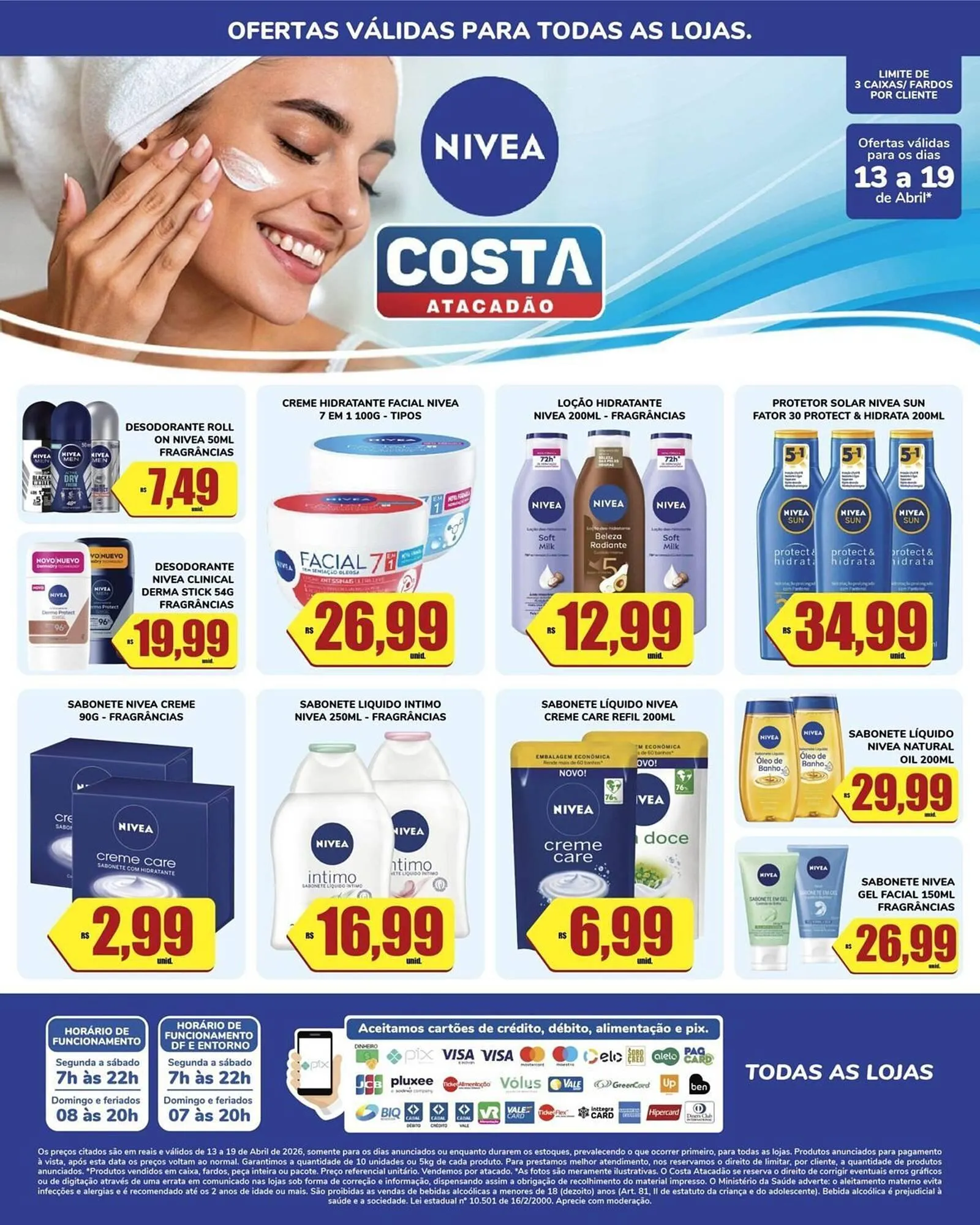 Encarte de Tabloide Costa Atacadão 13 de abril até 19 de abril 2026 - Pagina 1