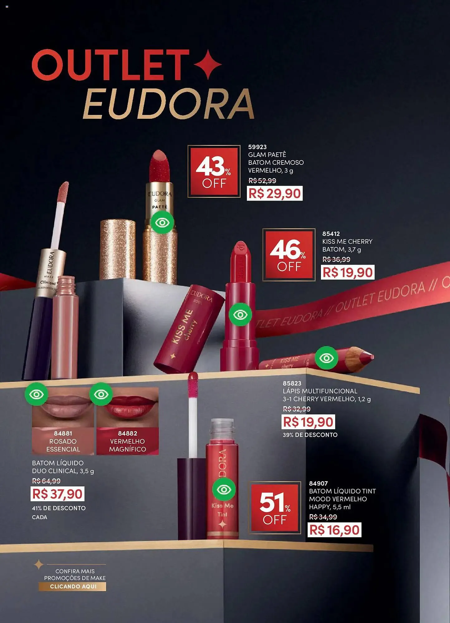 Encarte de Catálogo Eudora 17 de dezembro até 9 de janeiro 2026 - Pagina 13