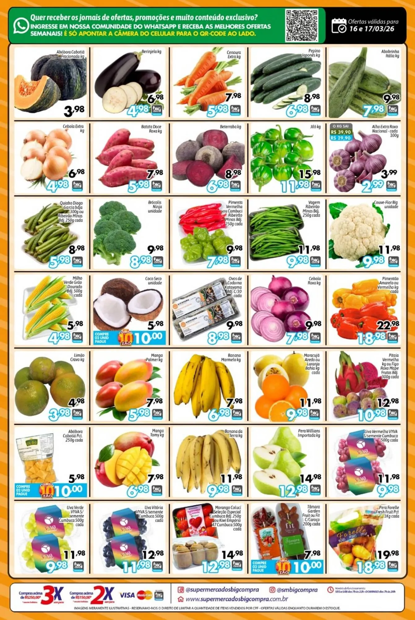 Encarte de Catálogo Supermercados Big Compra 16 de março até 17 de março 2026 - Pagina 2