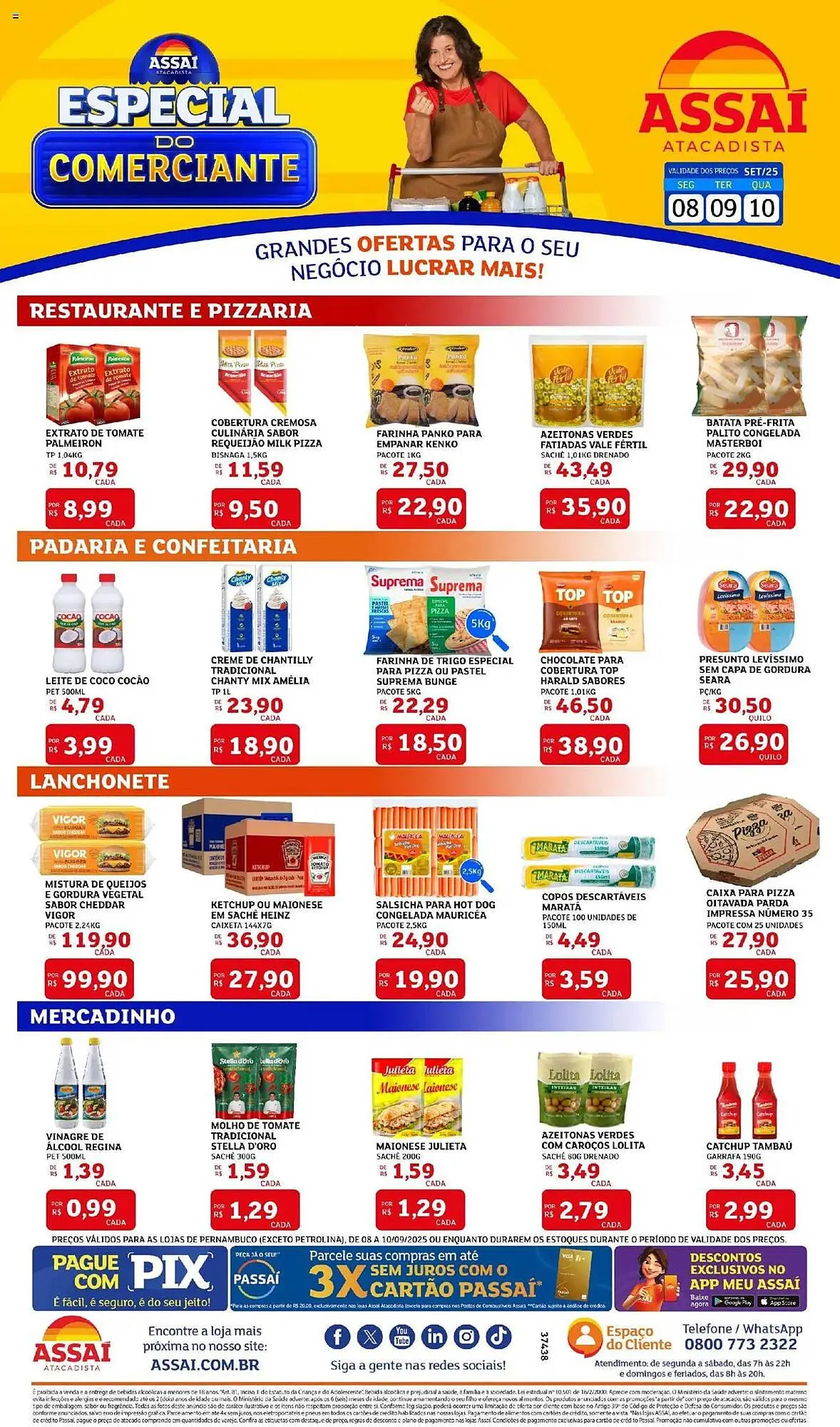 Encarte de Encarte Assaí Atacadista 8 de setembro até 10 de setembro 2025 - Pagina 1