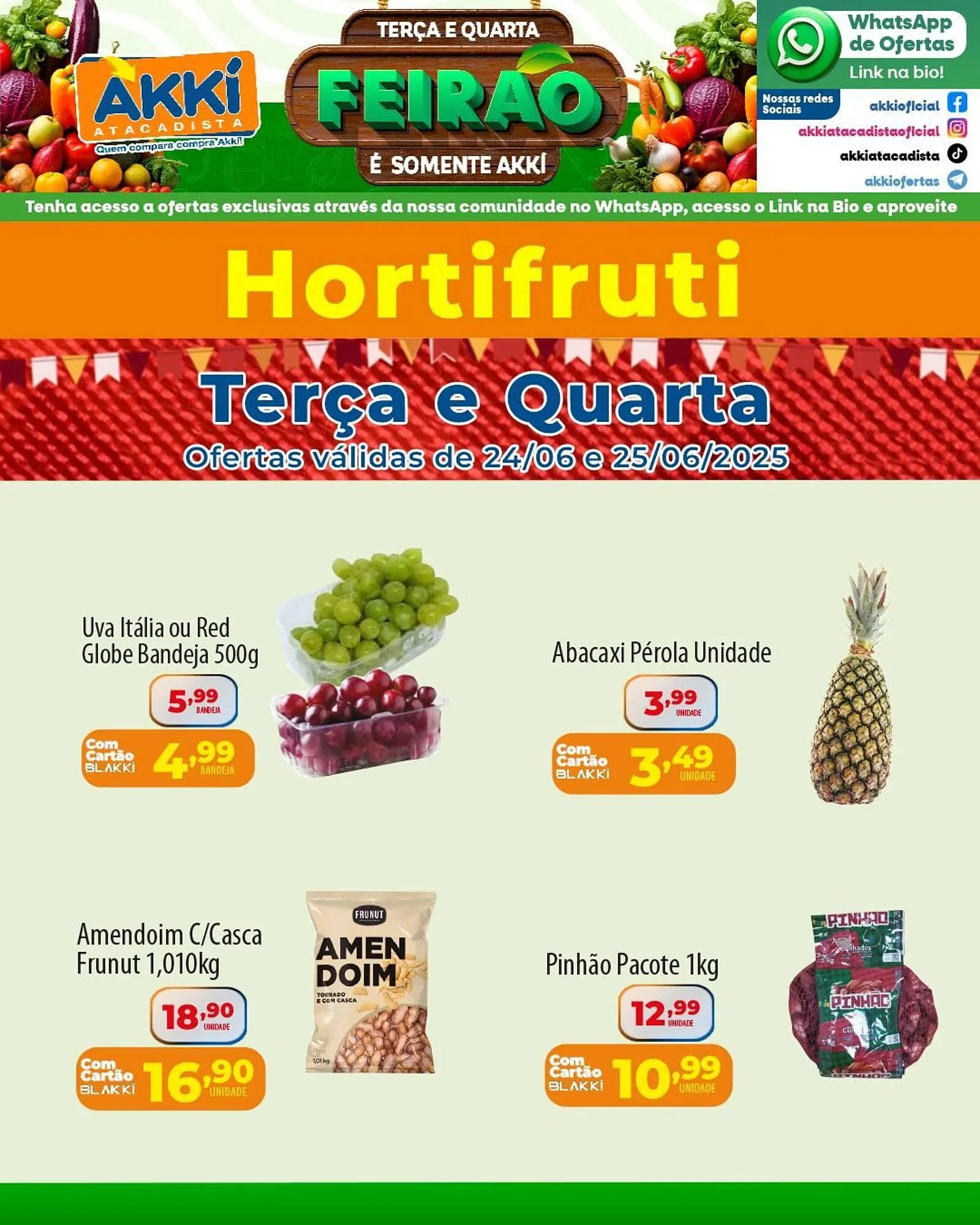Encarte de Catálogo Akki Atacadista 23 de junho até 25 de junho 2025 - Pagina 3