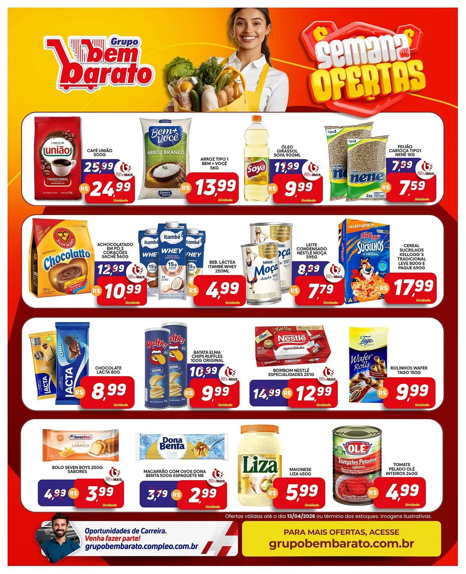 Encarte de Catálogo Supermercado Bem Barato 7 de abril até 13 de abril 2026 - Pagina 3