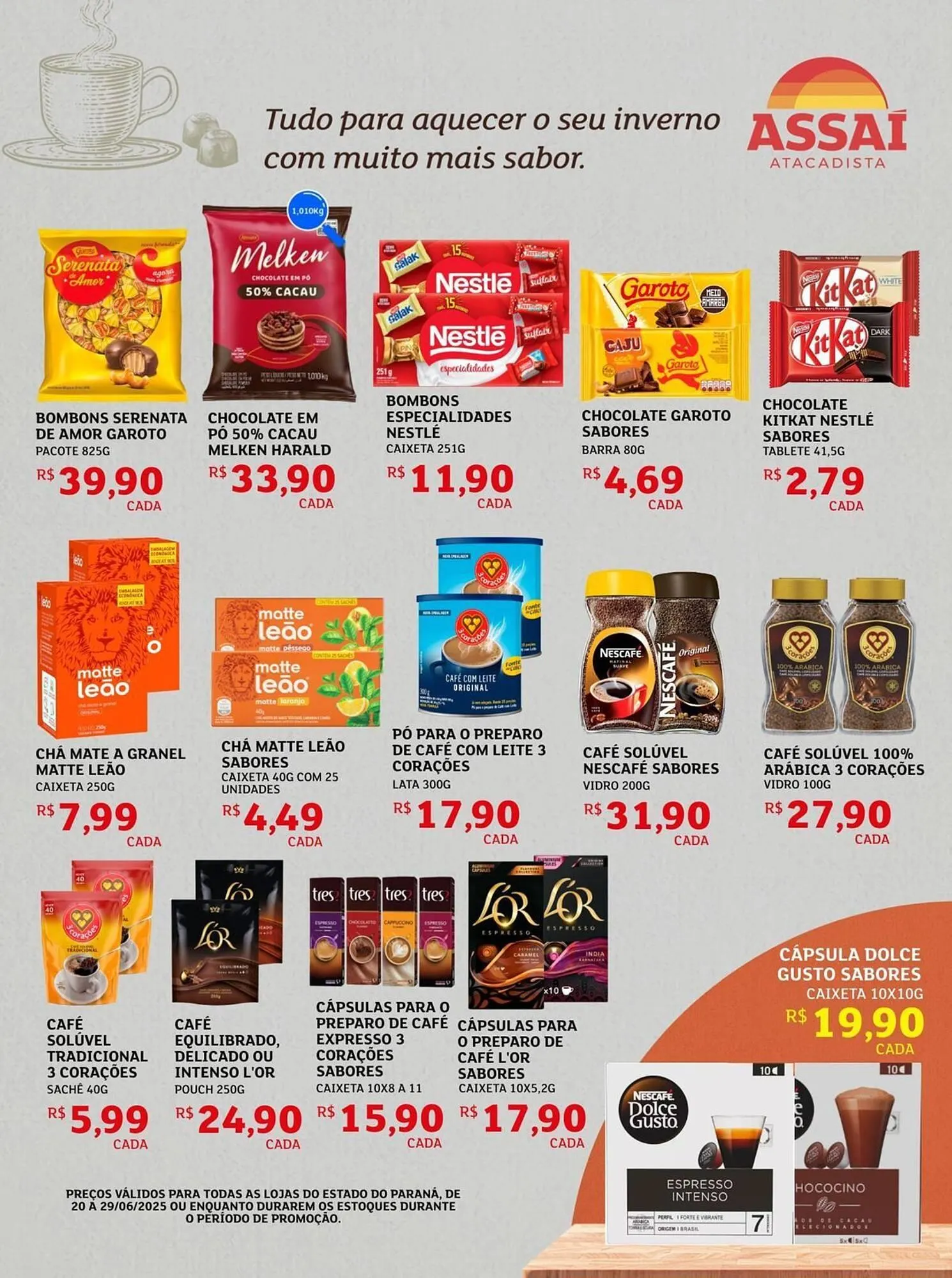 Encarte de Catálogo Assaí Atacadista 20 de junho até 29 de junho 2025 - Pagina 3