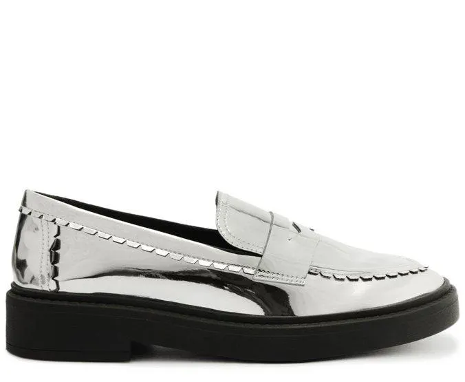 Mocassim Prata Pala Specchio Bold
