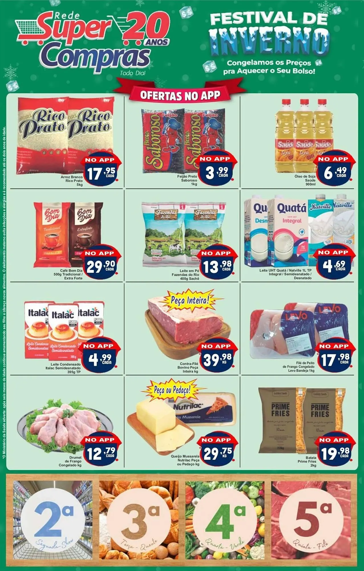 Encarte de Catálogo Rede Super Compras 1 de julho até 10 de julho 2025 - Pagina 1