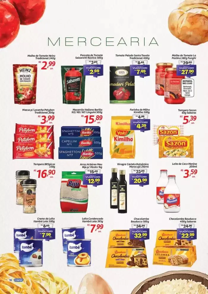 Encarte de Delícias de Páscoa Comper 7 de abril até 20 de abril 2025 - Pagina 16