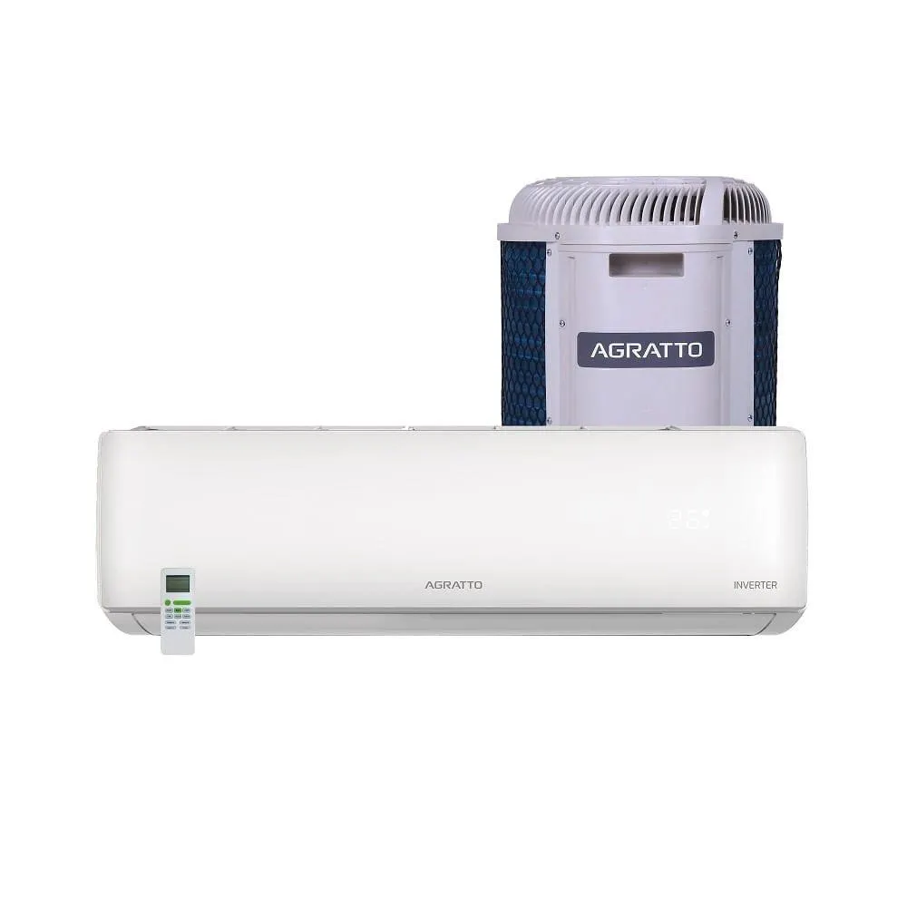 Ar condicionado Split Hi Wall Inverter Agratto Liv 12.000 BTU/h Quente e Frio LCST12QF - 220 Volts