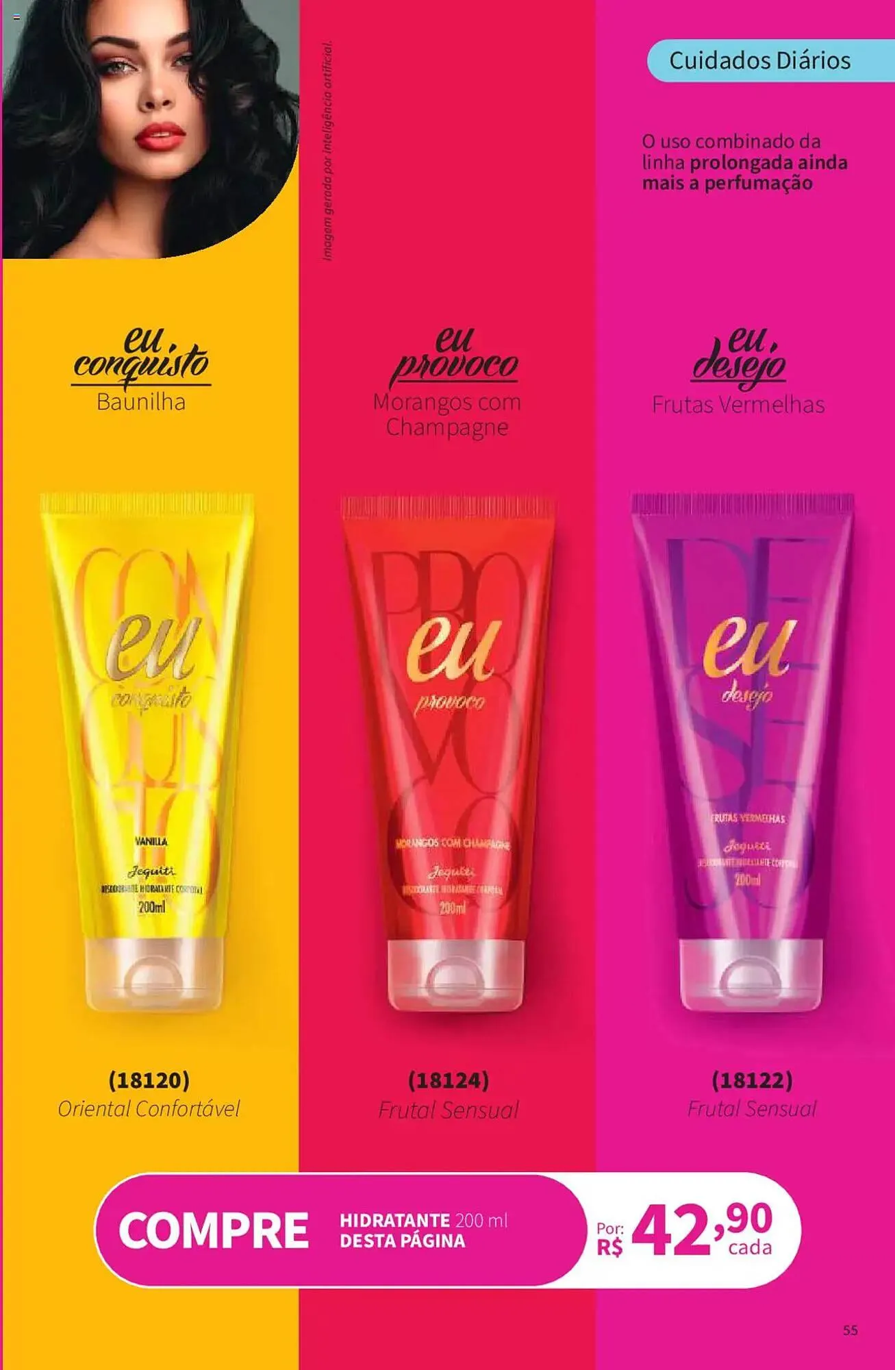 Encarte de Catálogo Jequiti 19 de junho até 17 de julho 2025 - Pagina 55