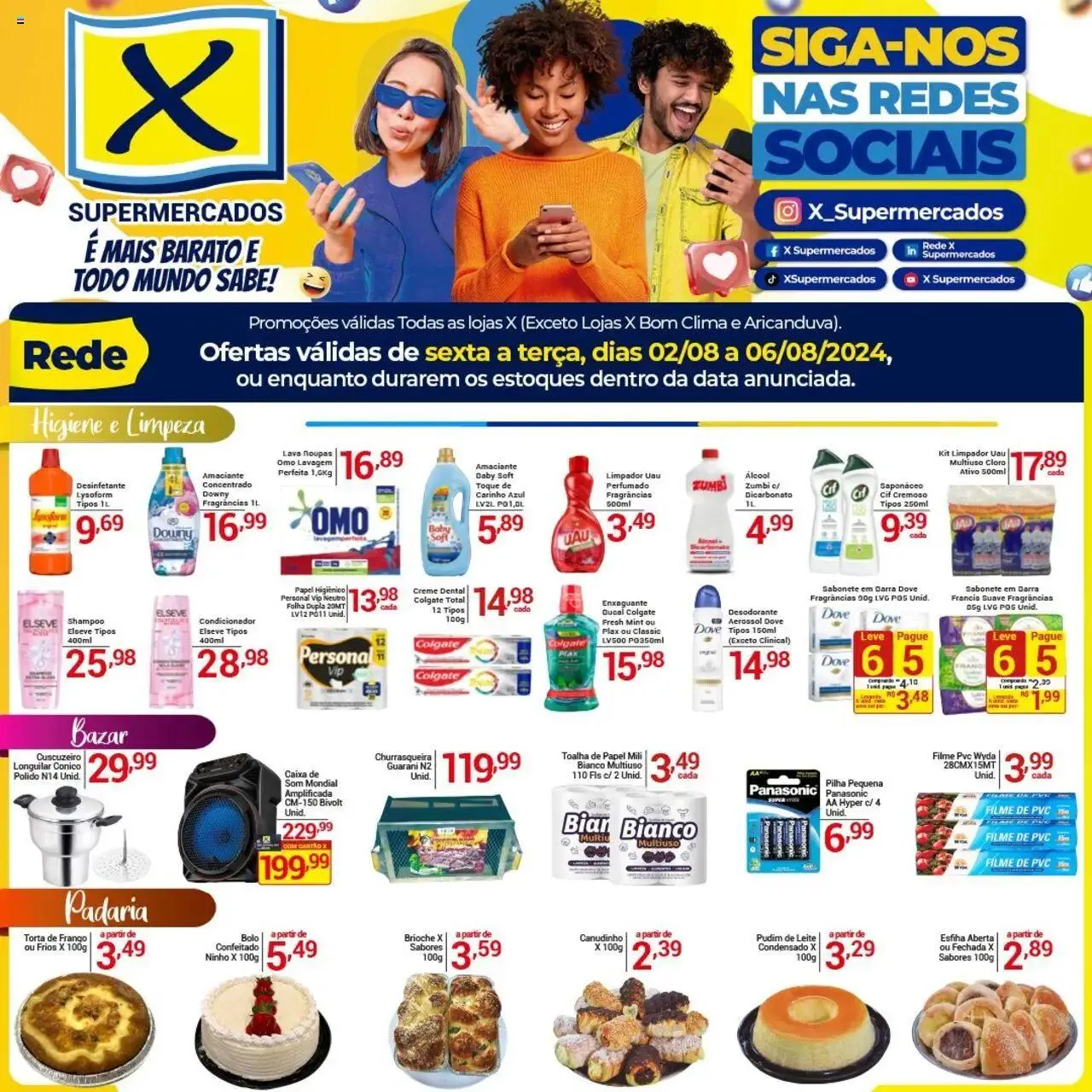 Encarte de X Supermercados - Ofertas da semana 2 de agosto até 6 de agosto 2024 - Pagina 2