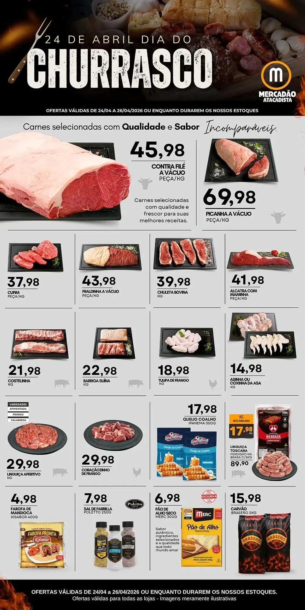 Encarte de Folheto Mercadão Atacadista 24 de abril até 26 de abril 2026 - Pagina 2