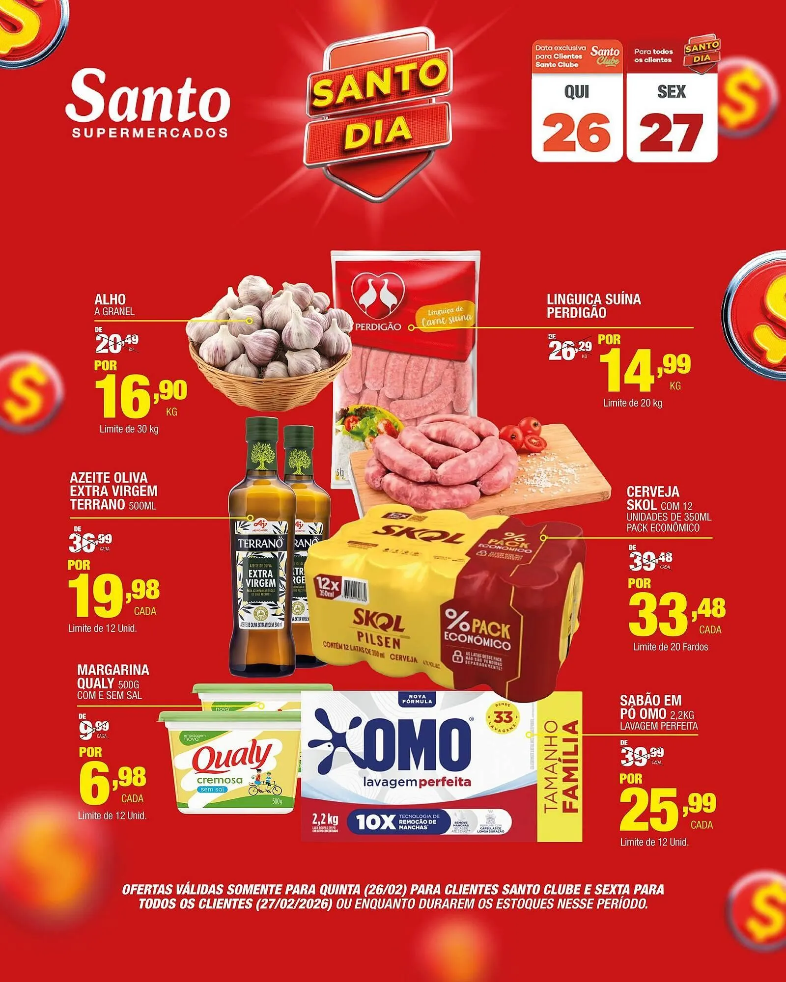 Encarte de Catálogo Santo Supermercados 25 de fevereiro até 27 de fevereiro 2026 - Pagina 2