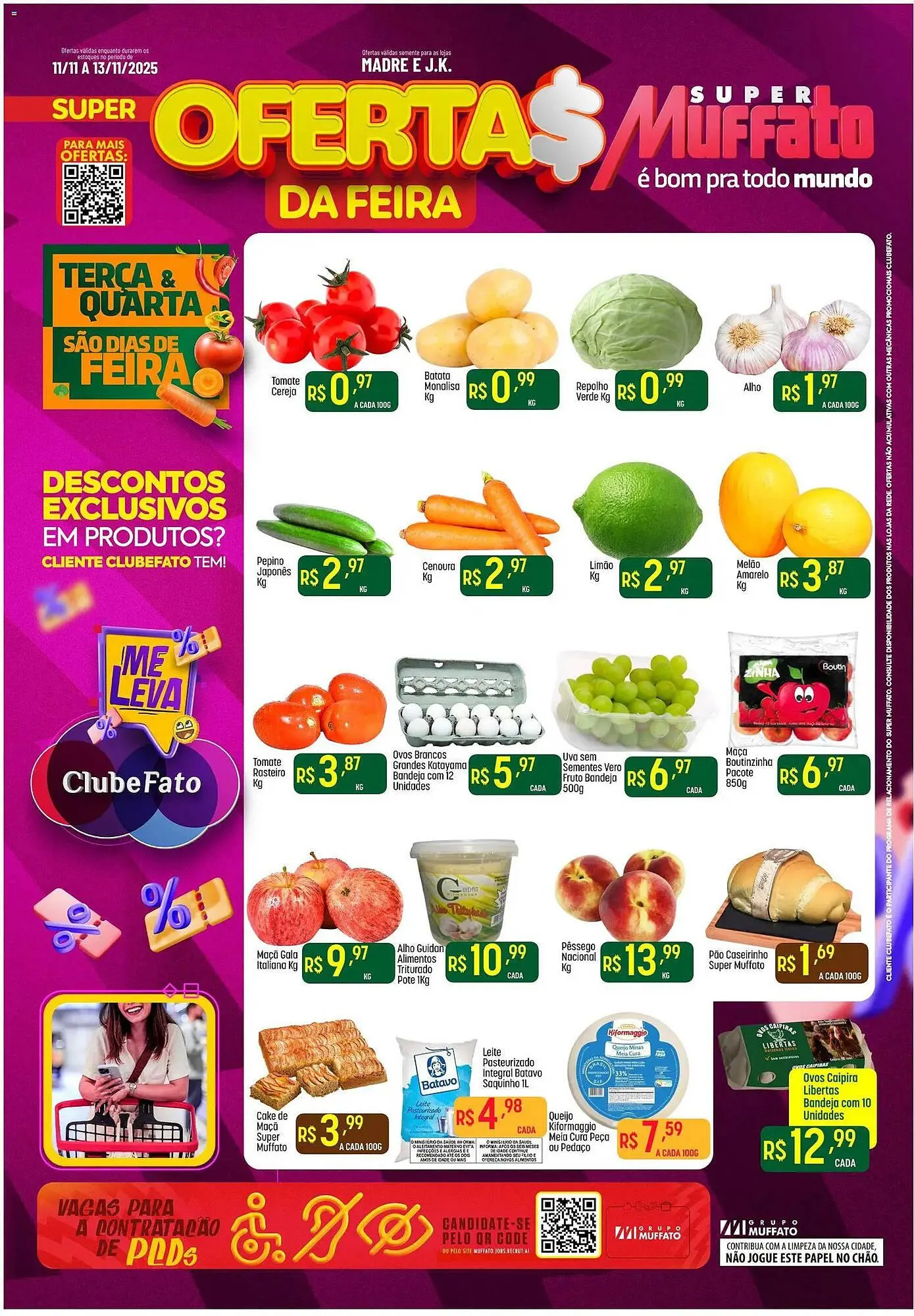 Encarte de Encarte Muffato 11 de novembro até 13 de novembro 2025 - Pagina 1