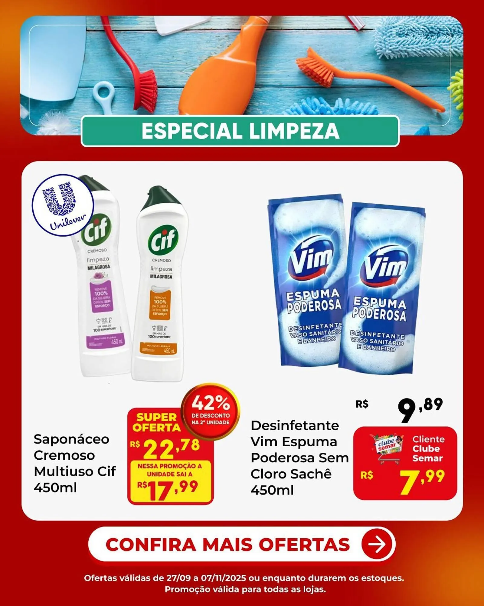 Folheto Semar Supermercado - 1