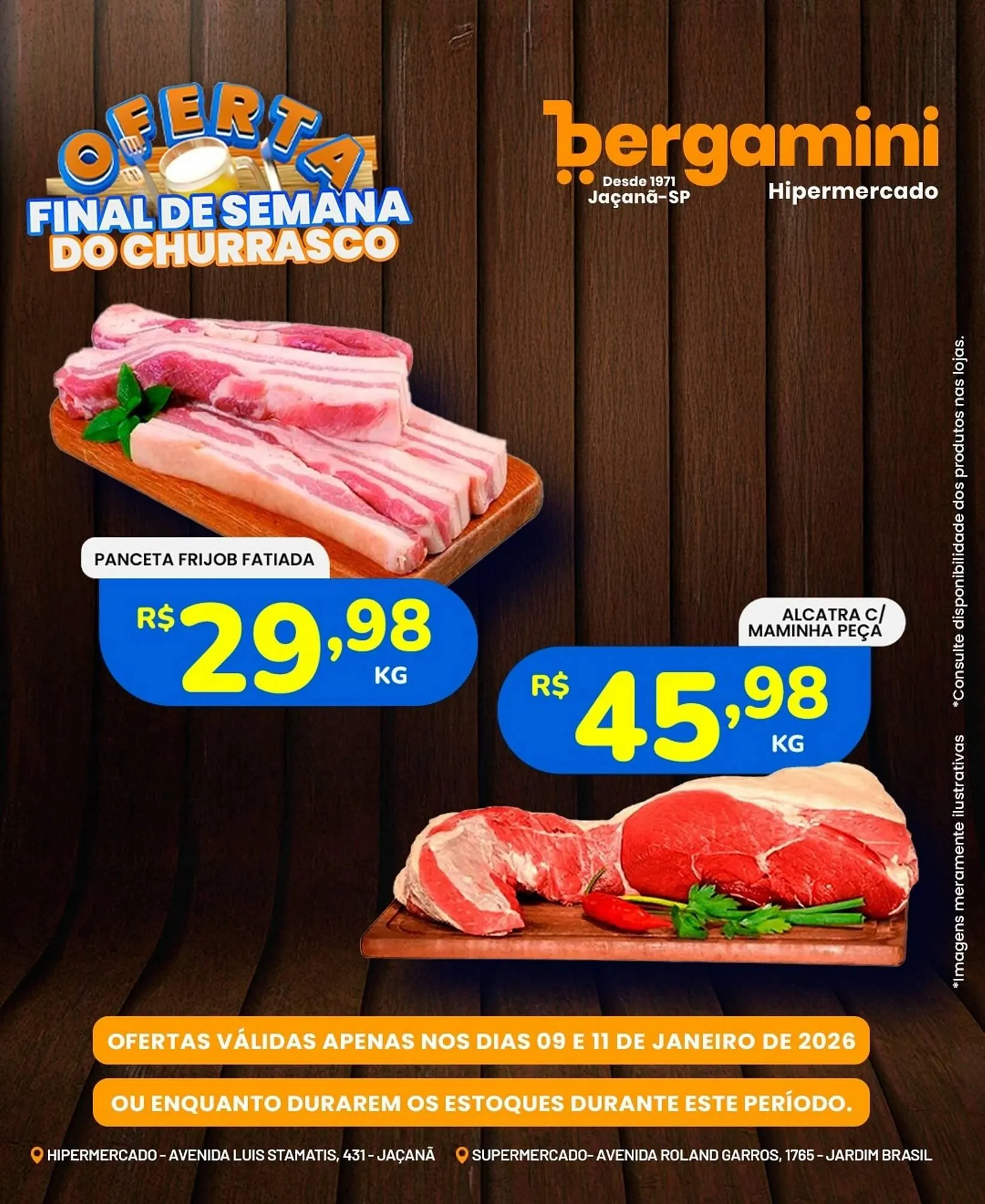 Encarte de Catálogo Supermercado Bergamini 9 de janeiro até 11 de janeiro 2026 - Pagina 1