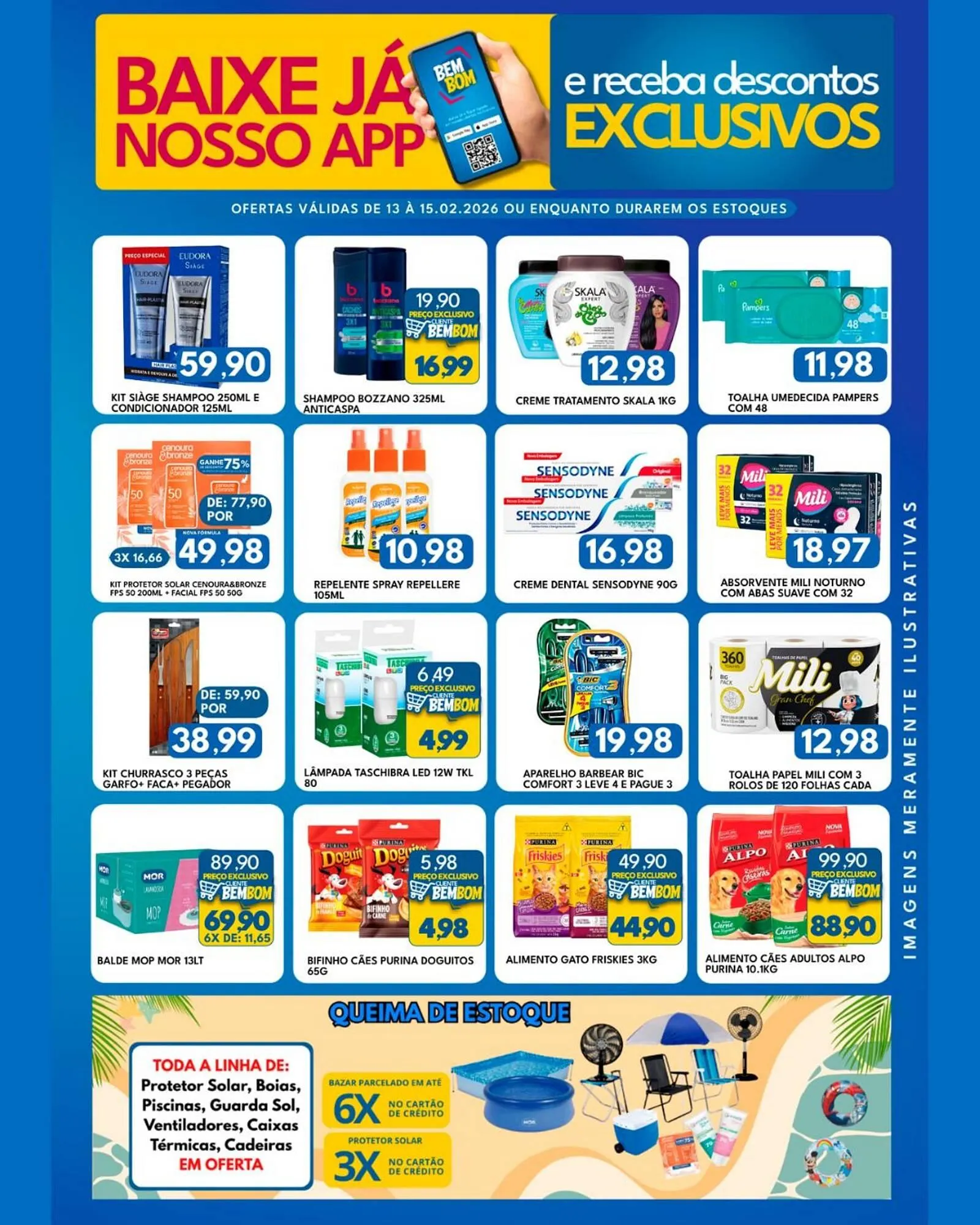 Encarte de Catálogo Rancho Bom Supermercados 13 de fevereiro até 15 de fevereiro 2026 - Pagina 3