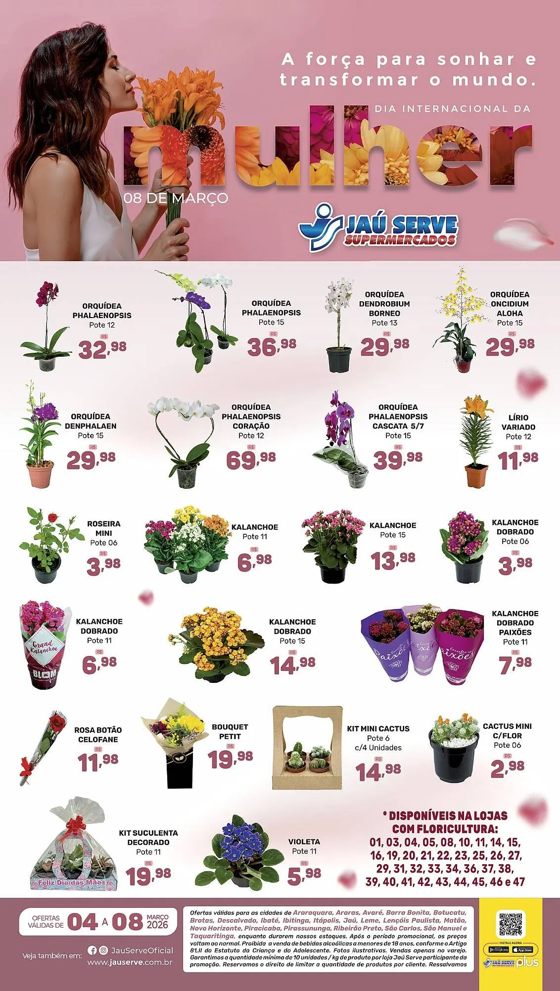 Encarte de Catálogo Supermercados Jau Serve 4 de março até 9 de março 2026 - Pagina 1