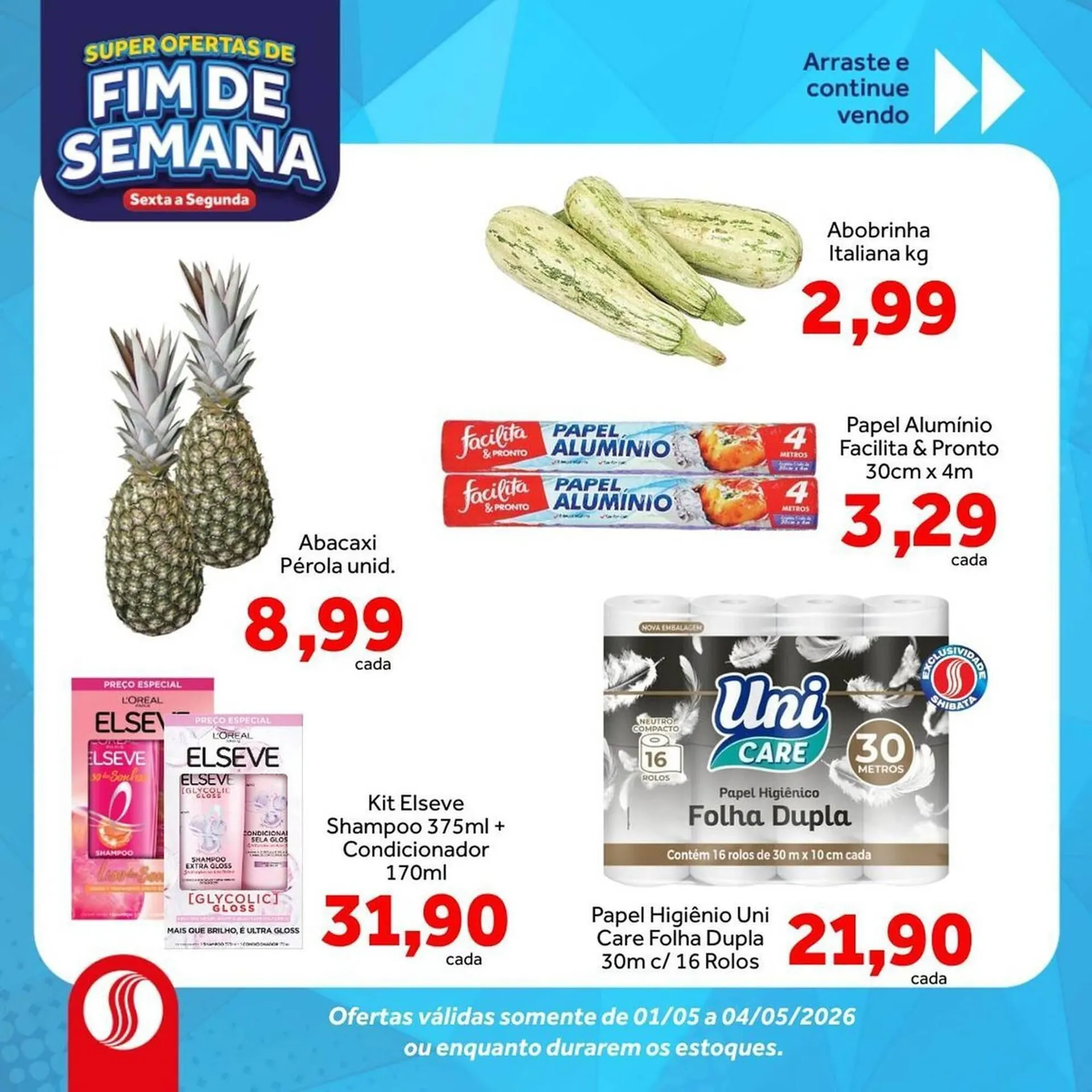 Encarte de Folheto Shibata Supermercados 1 de maio até 4 de maio 2026 - Pagina 6