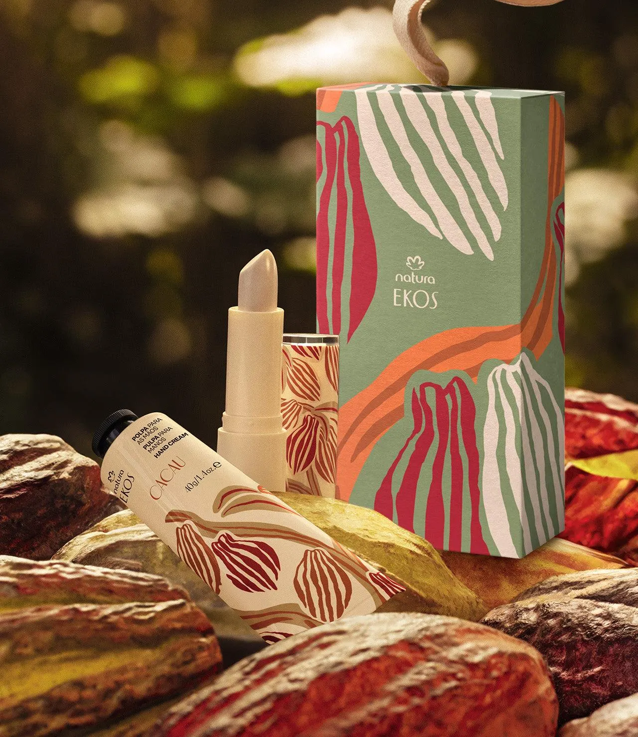 Ekos Cacau Hand & Lip Set