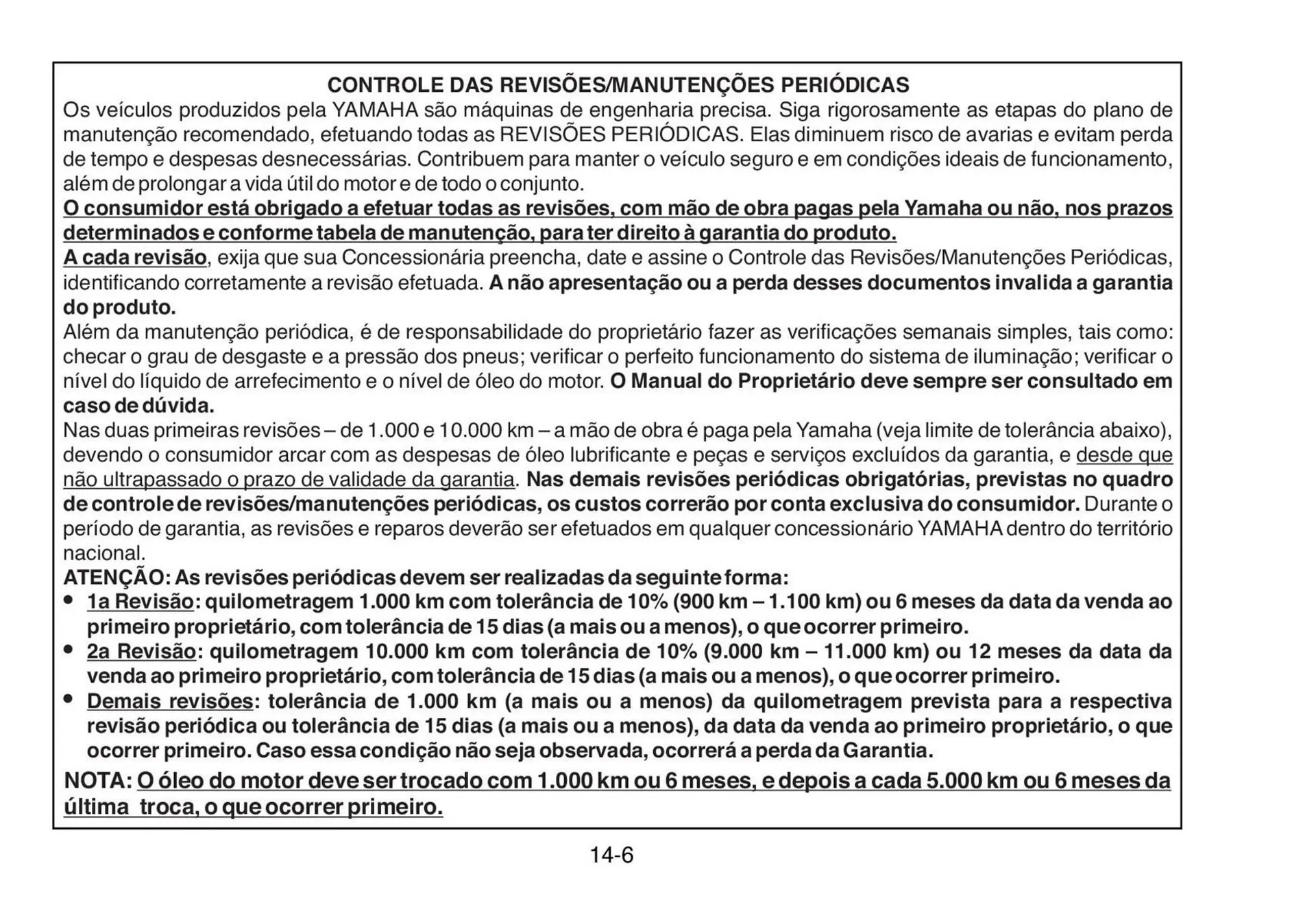 Encarte de Panfleto Yamaha 3 de fevereiro até 30 de junho 2027 - Pagina 138