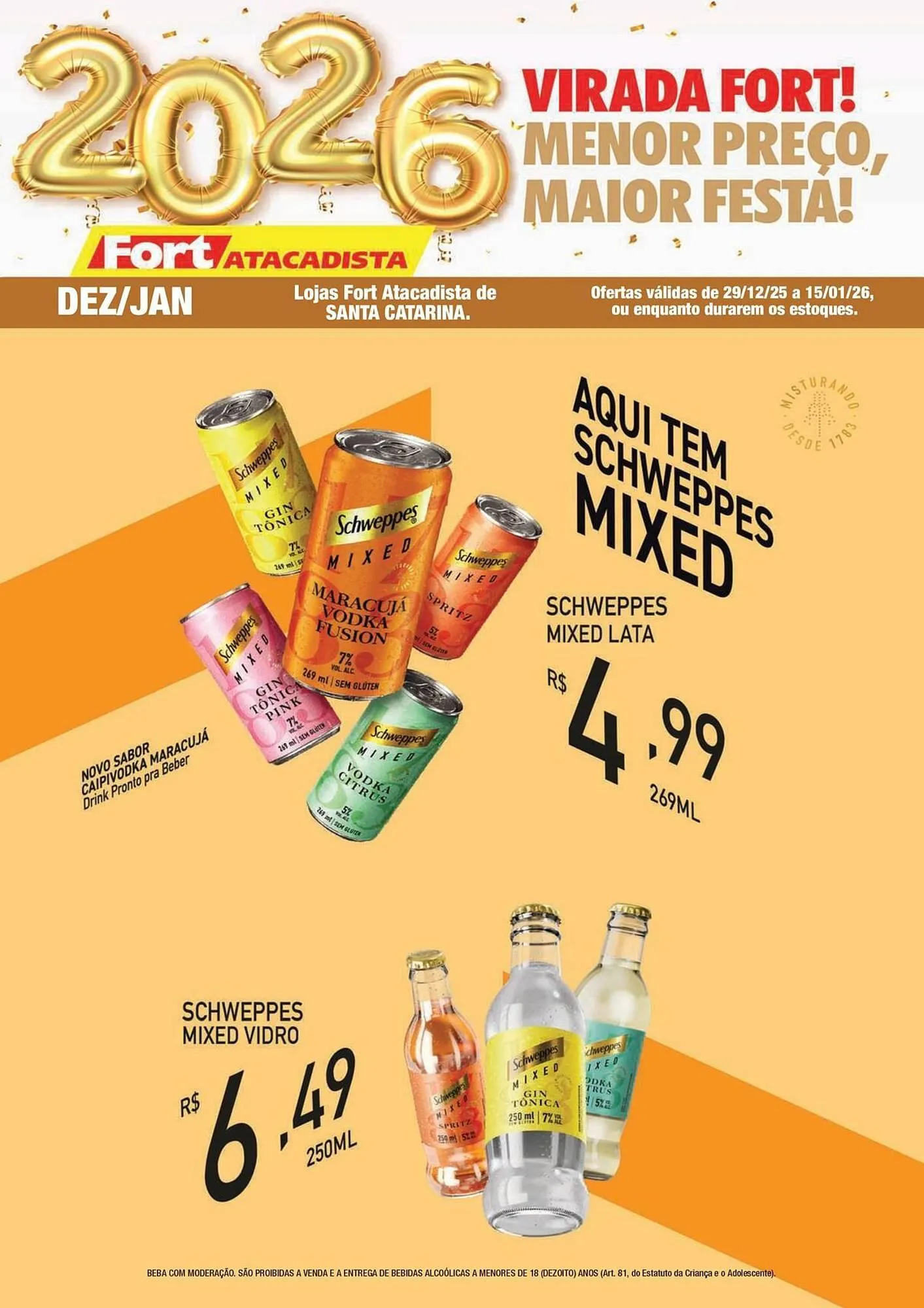 Encarte de Tabloide Fort Atacadista 29 de dezembro até 15 de janeiro 2026 - Pagina 1