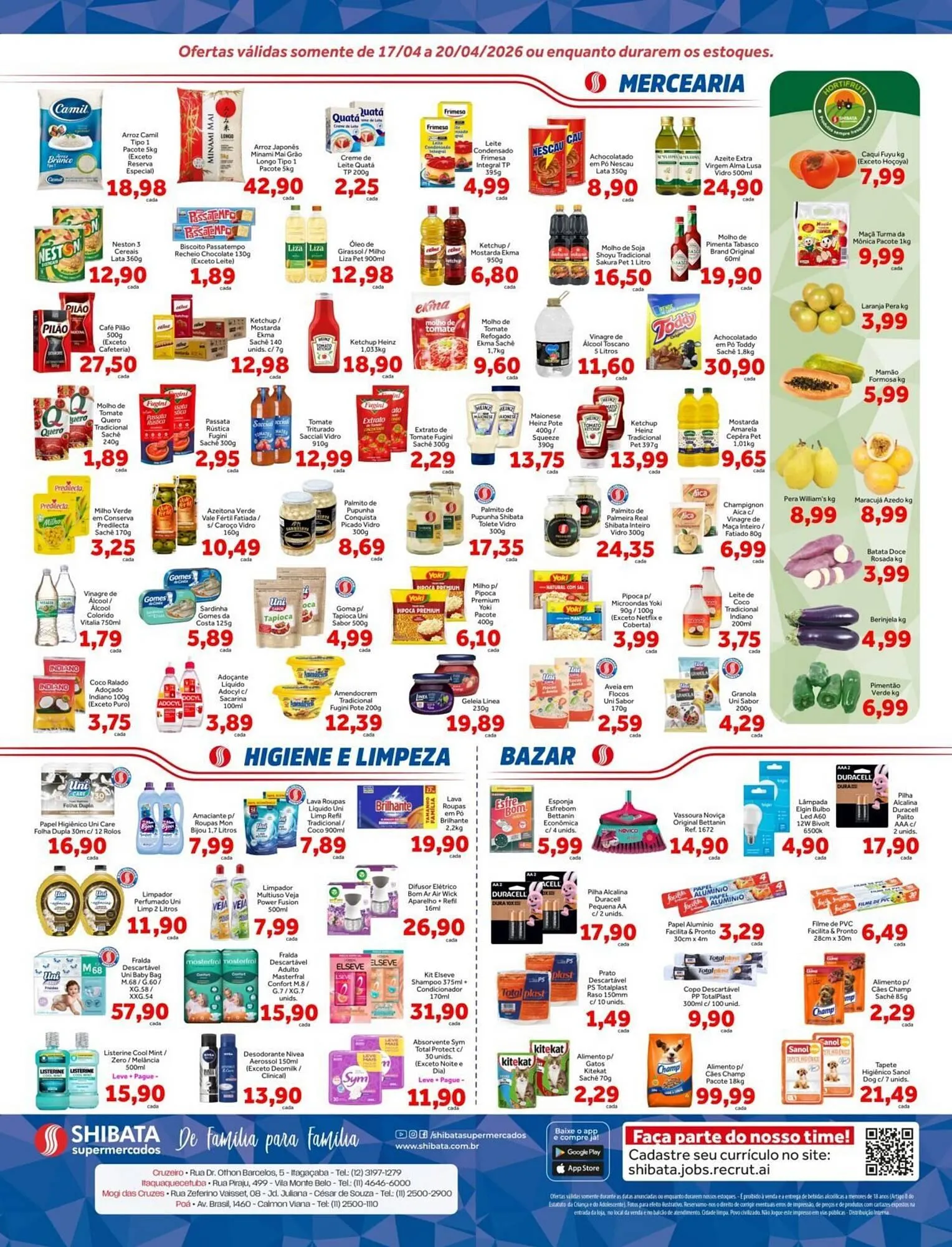 Encarte de Folheto Shibata Supermercados 16 de abril até 20 de abril 2026 - Pagina 2