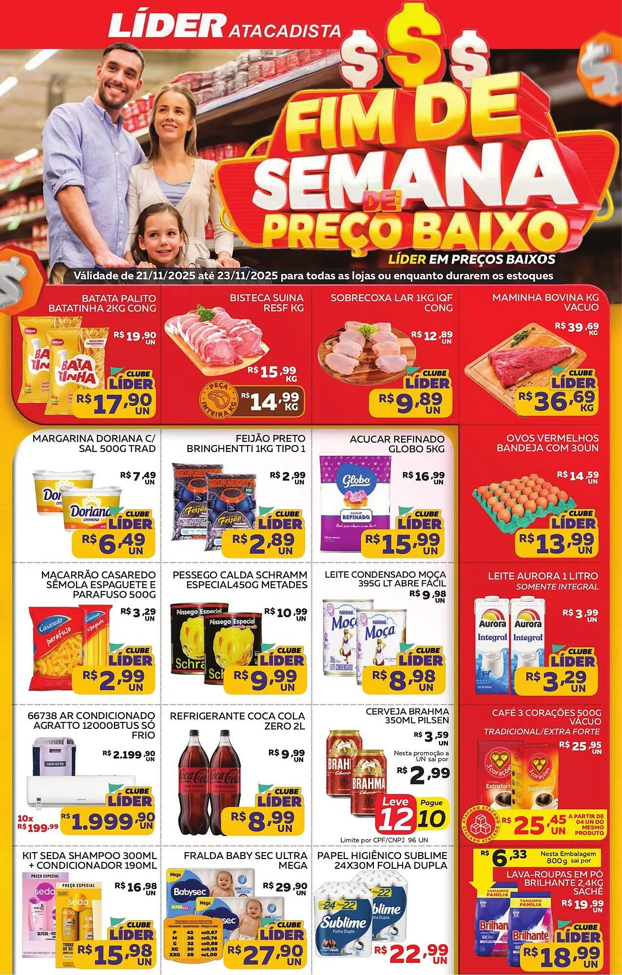Encarte de Encarte Lider Atacadista 21 de novembro até 23 de novembro 2025 - Pagina 1