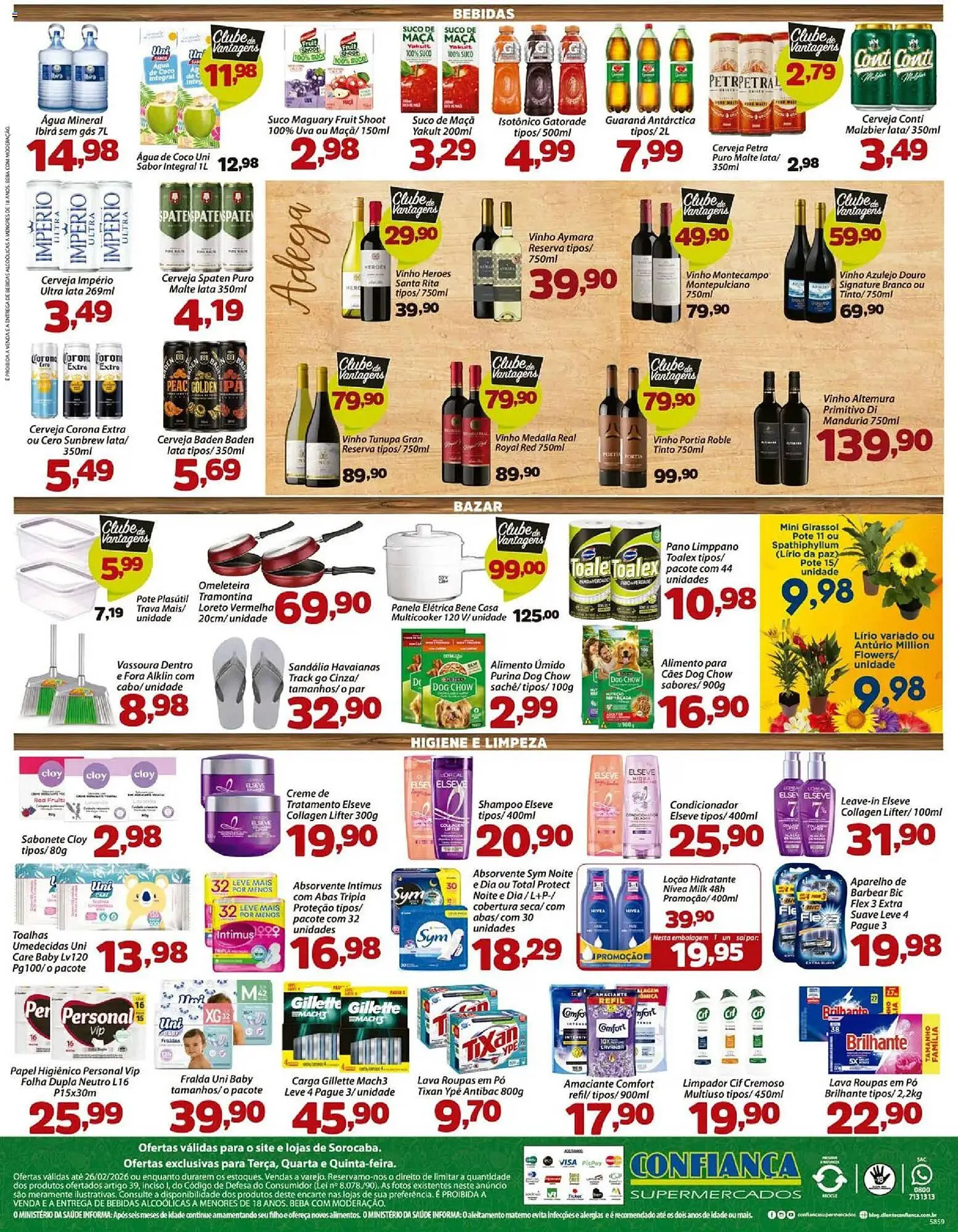 Encarte de Catálogo Confiança Supermercados 24 de fevereiro até 26 de fevereiro 2026 - Pagina 4
