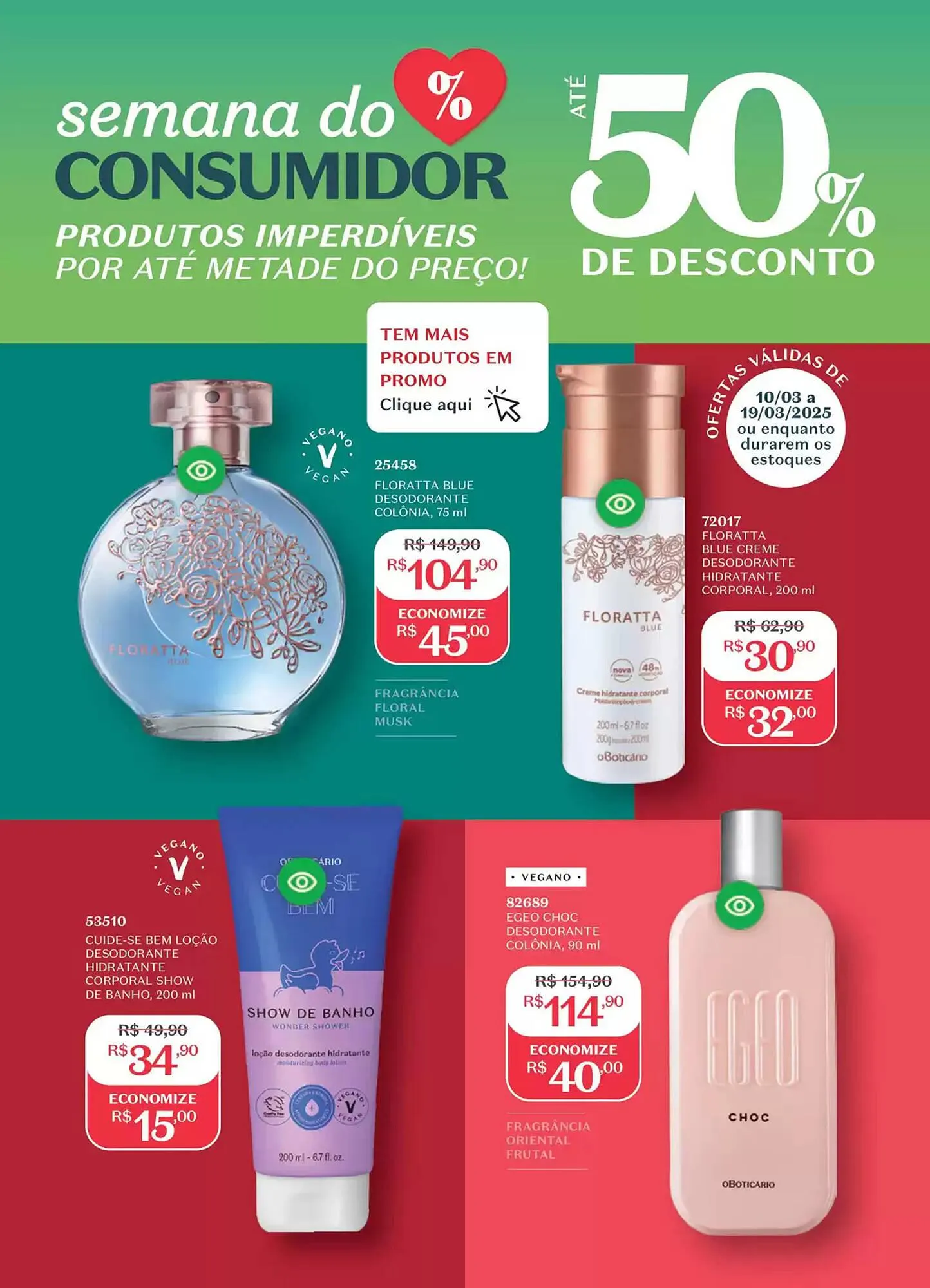 Encarte de Catálogo O Boticário 5 de março até 23 de março 2025 - Pagina 6