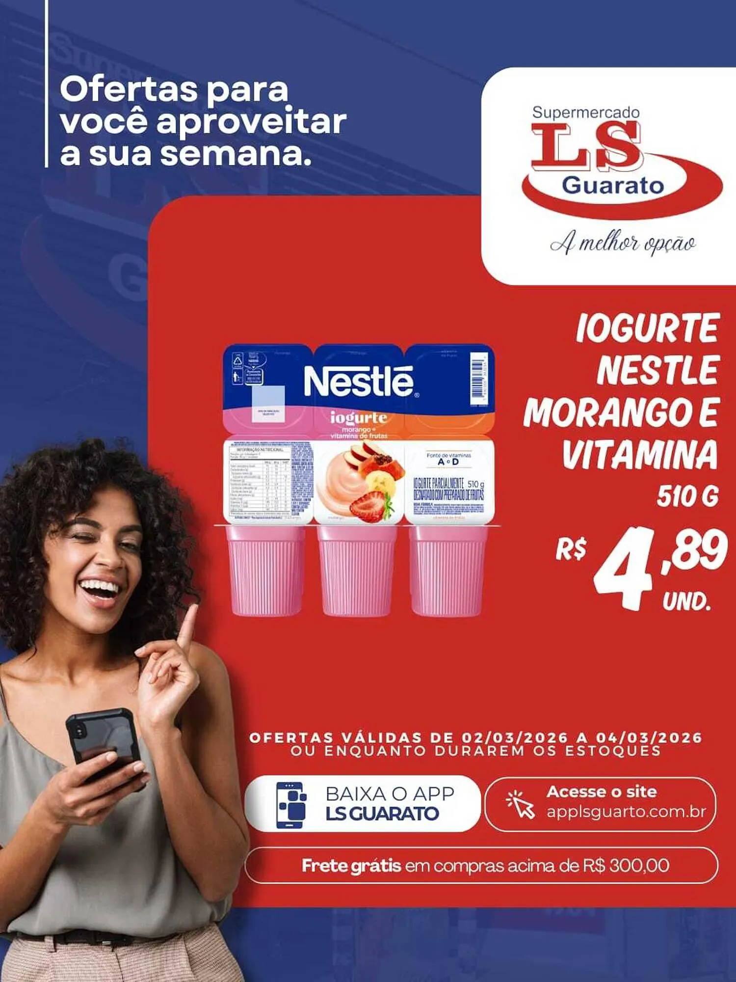 Encarte de Catálogo Supermercado LS Guarato 3 de março até 4 de março 2026 - Pagina 1