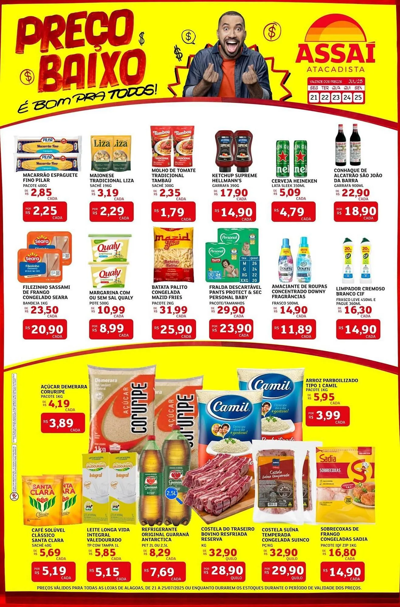 Encarte de Catálogo Assaí Atacadista 21 de julho até 25 de julho 2025 - Pagina 1