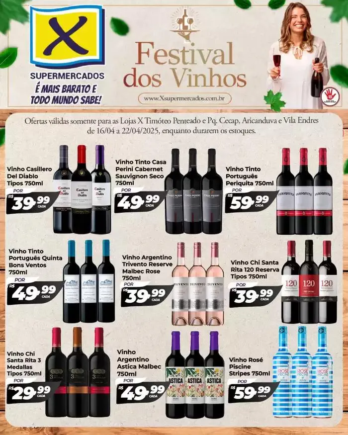 Encarte de Encarte X Supermercados 17 de abril até 22 de abril 2025 - Pagina 2