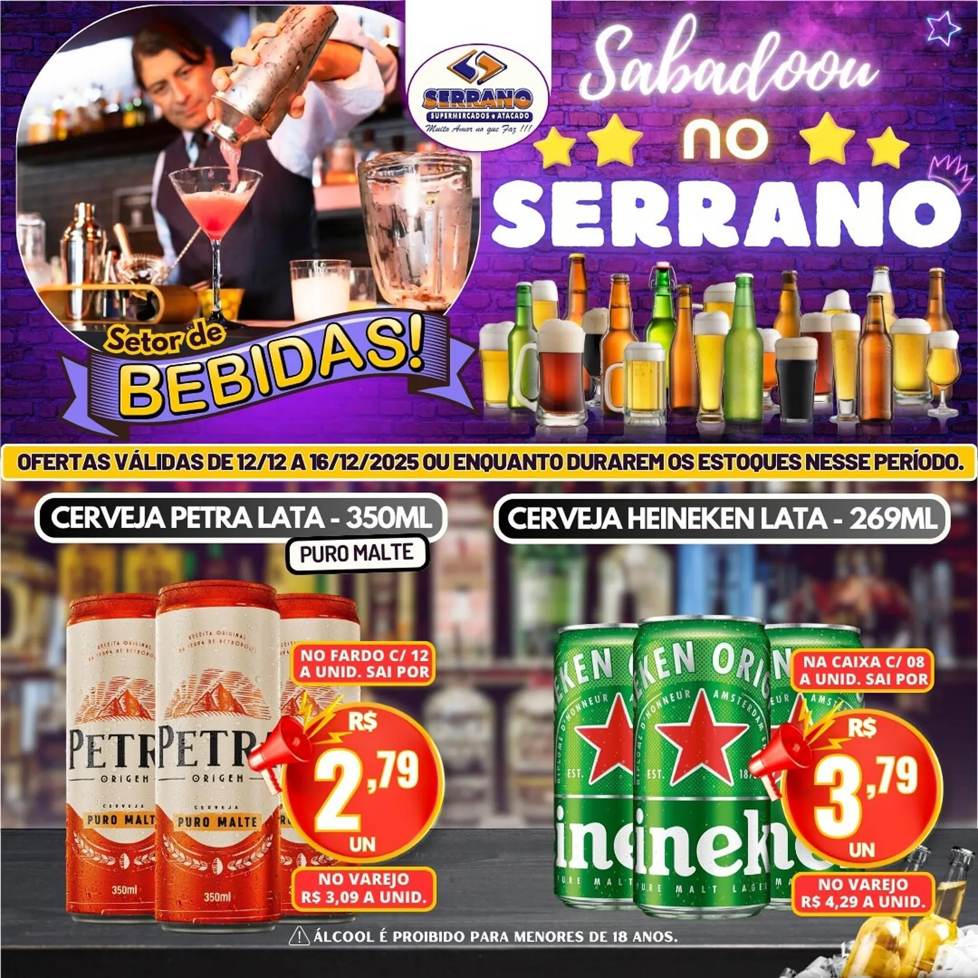 Encarte de Catálogo Serrano Supermercado 12 de dezembro até 16 de dezembro 2025 - Pagina 3