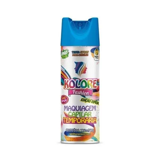 Hair Spray Kolore Fashion Azul 125ml
