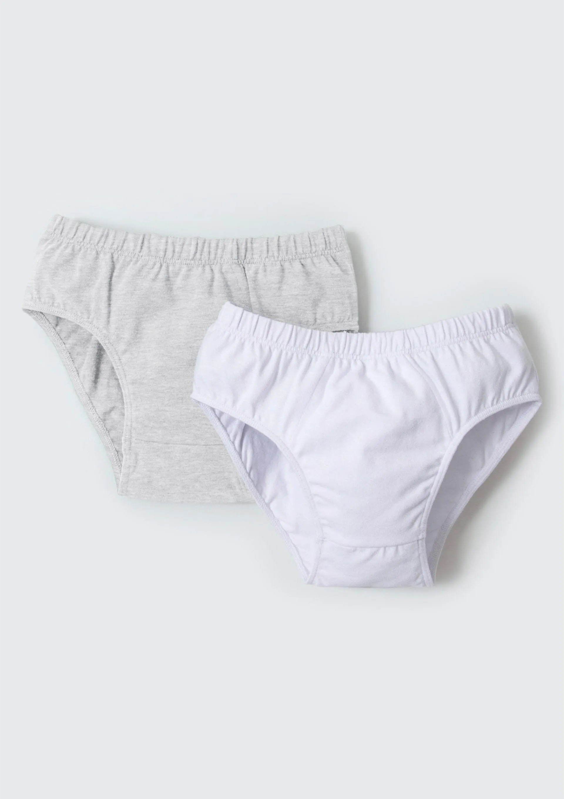 Kit Com 2 Cuecas Infantil Em Malha Slip - Multicolorido