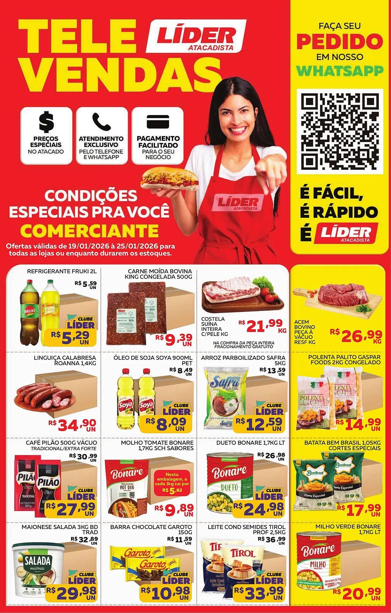 Encarte de Encarte Lider Atacadista 20 de janeiro até 25 de janeiro 2026 - Pagina 1