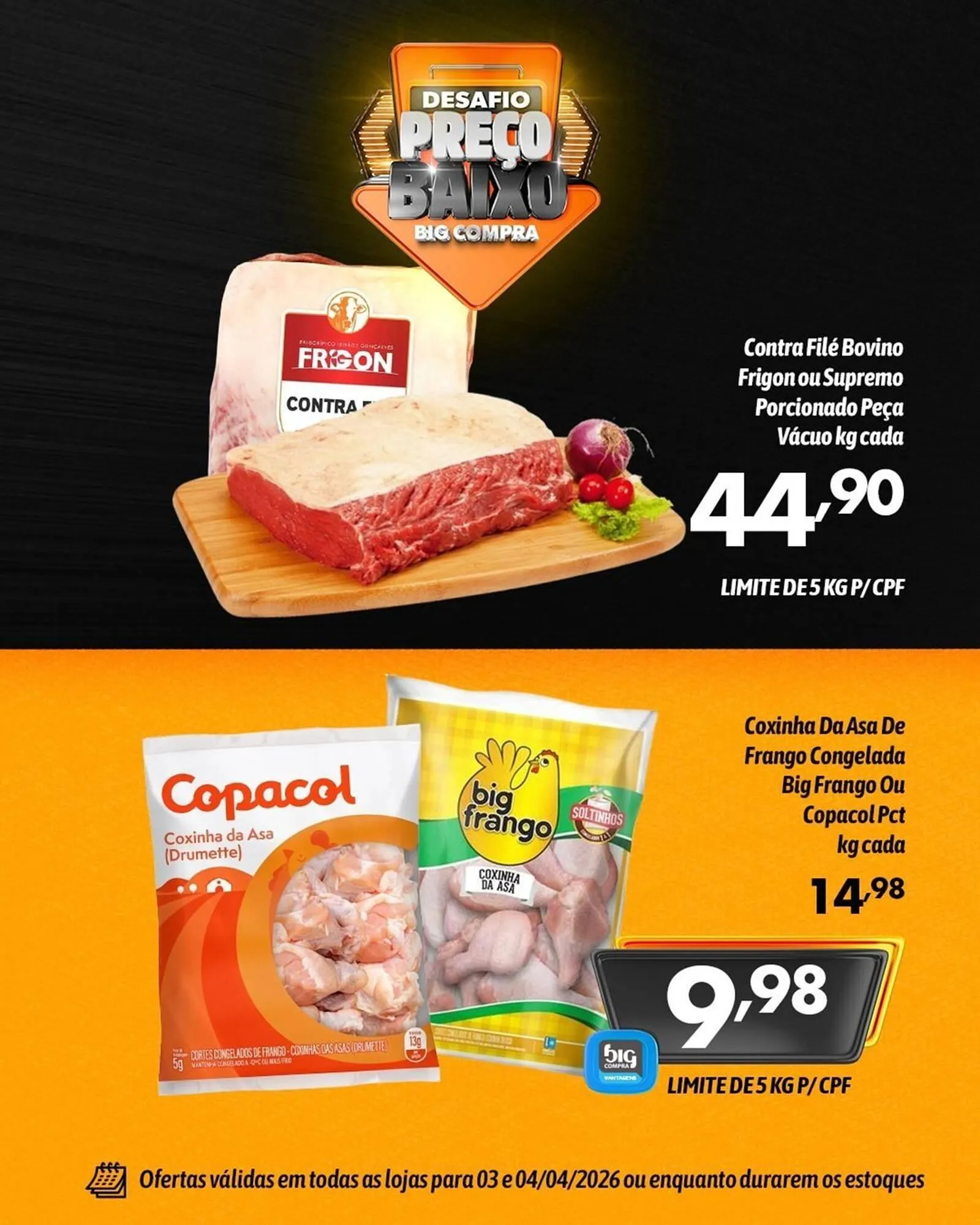 Encarte de Catálogo Supermercados Big Compra 2 de abril até 5 de abril 2026 - Pagina 7