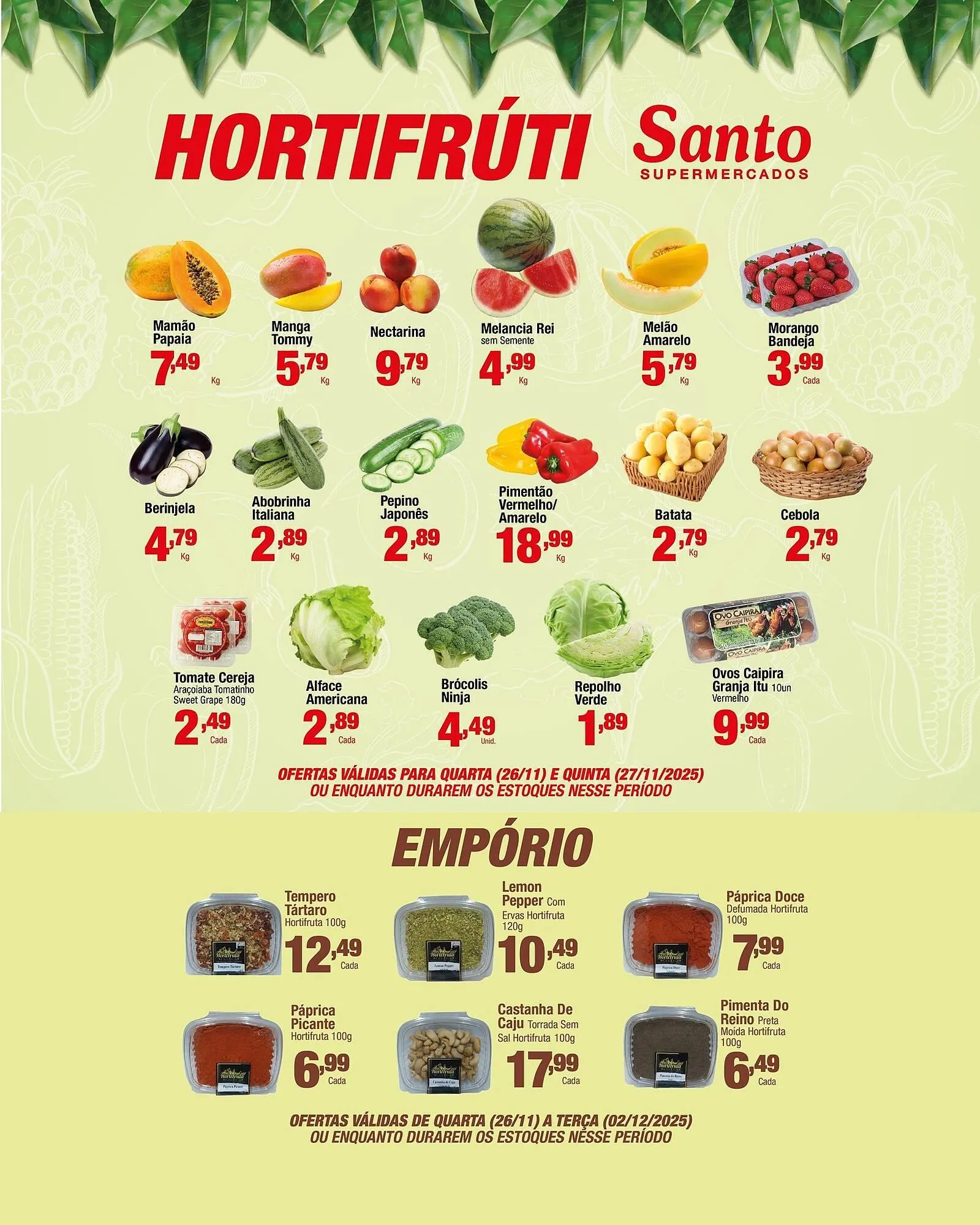Encarte de Catálogo Santo Supermercados 26 de novembro até 2 de dezembro 2025 - Pagina 2