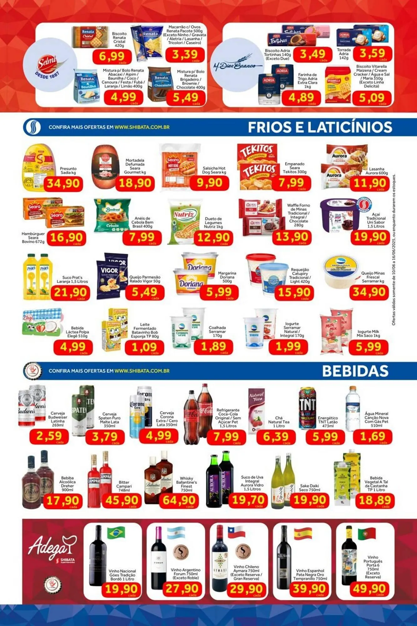 Encarte de Catálogo Shibata Supermercados 12 de junho até 16 de junho 2025 - Pagina 3