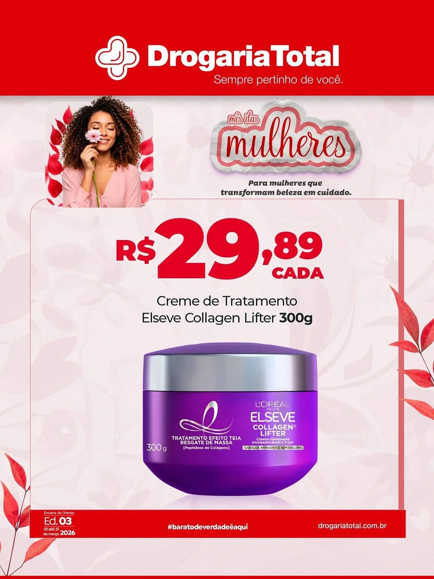 Encarte de Catálogo Drogaria Total 5 de março até 31 de março 2026 - Pagina 3