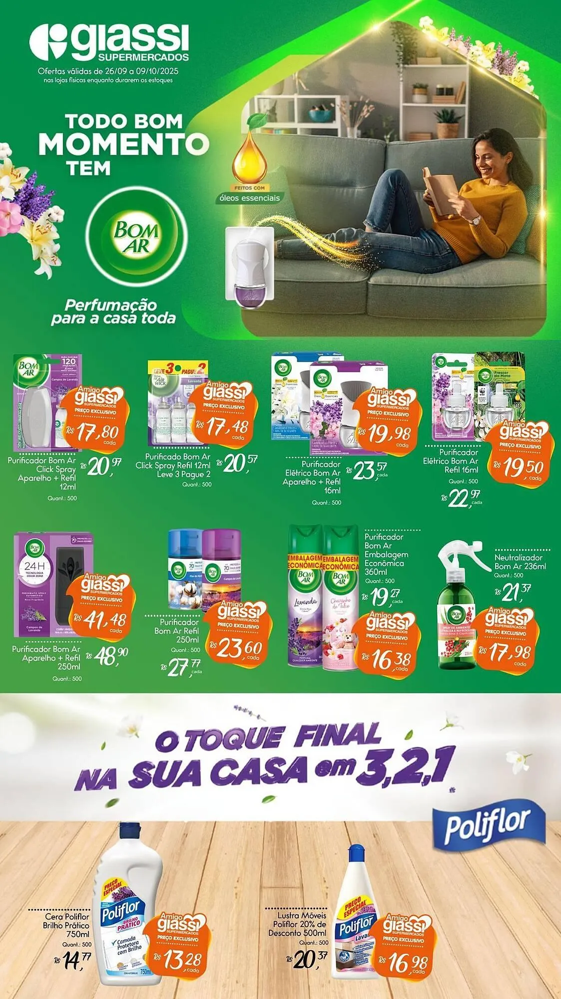 Encarte de Encarte Giassi Supermercados 26 de setembro até 9 de outubro 2025 - Pagina 1