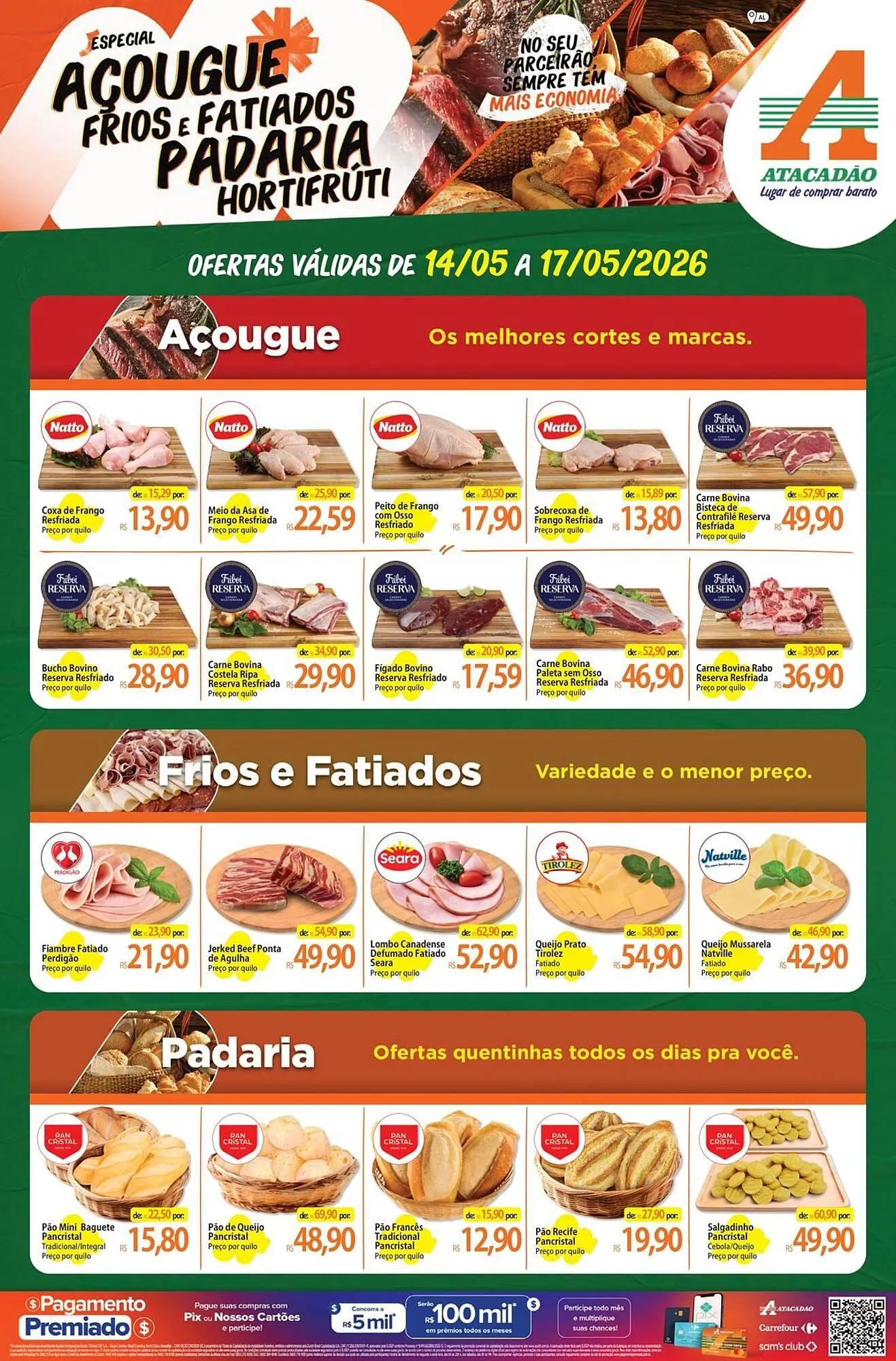 Encarte de Folheto Atacadão 14 de maio até 17 de maio 2026 - Pagina 1