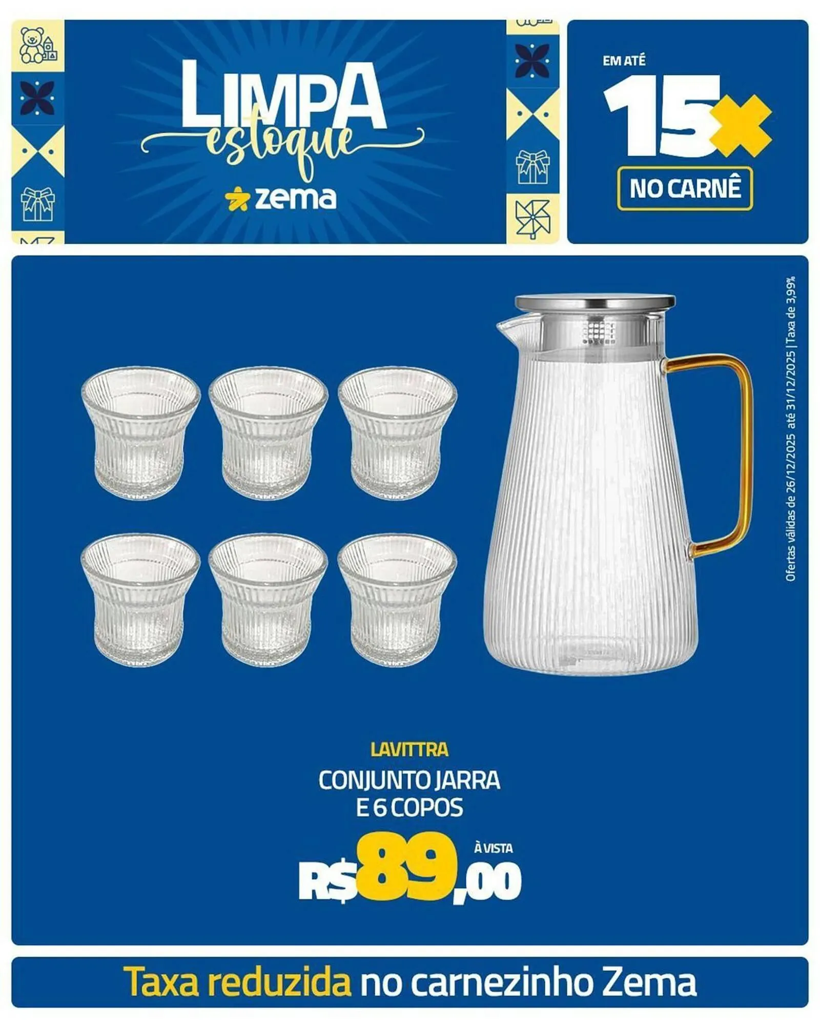 Encarte de Folheto Zema 26 de dezembro até 31 de dezembro 2025 - Pagina 1