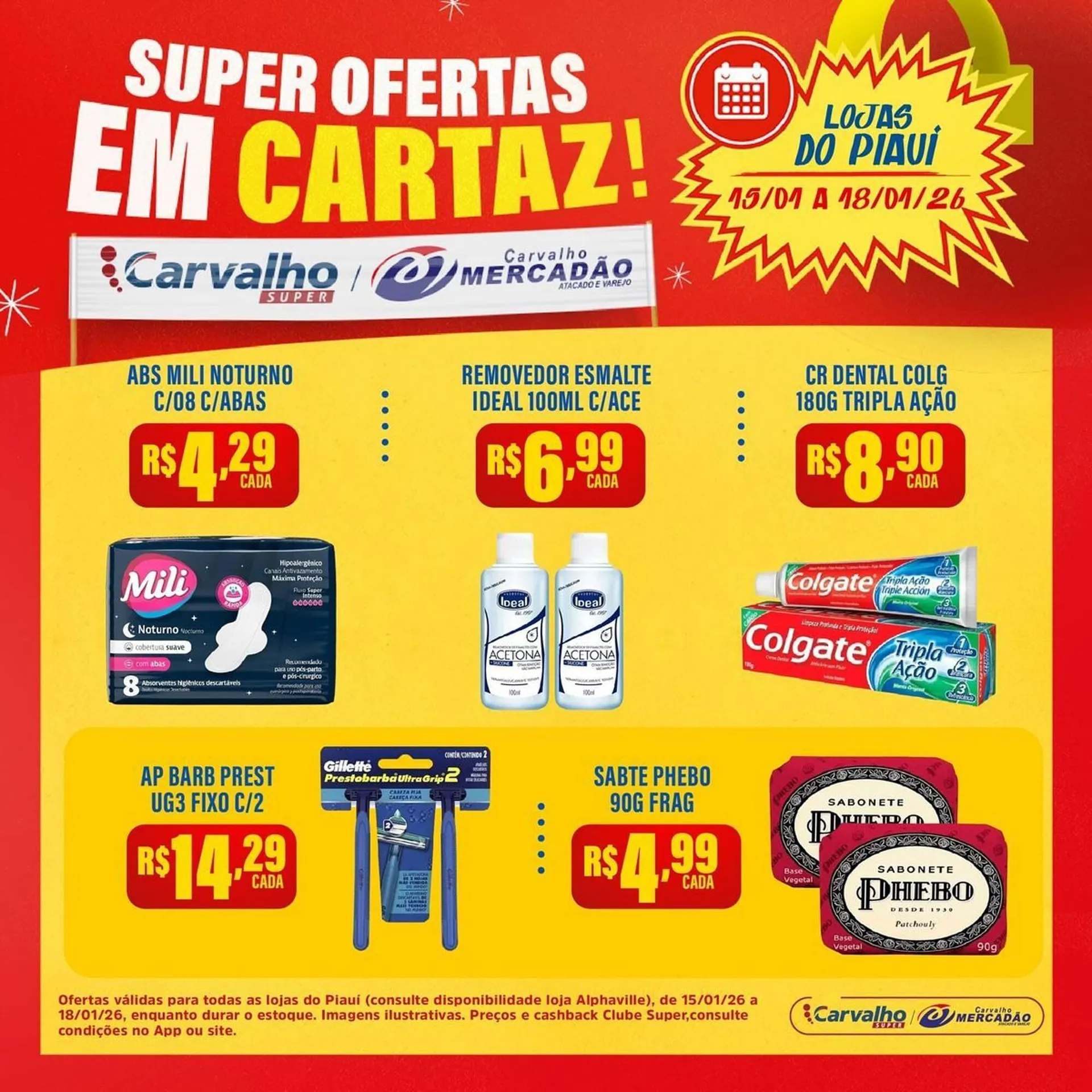 Encarte de Catálogo Carvalho Supermercado 15 de janeiro até 18 de janeiro 2026 - Pagina 4