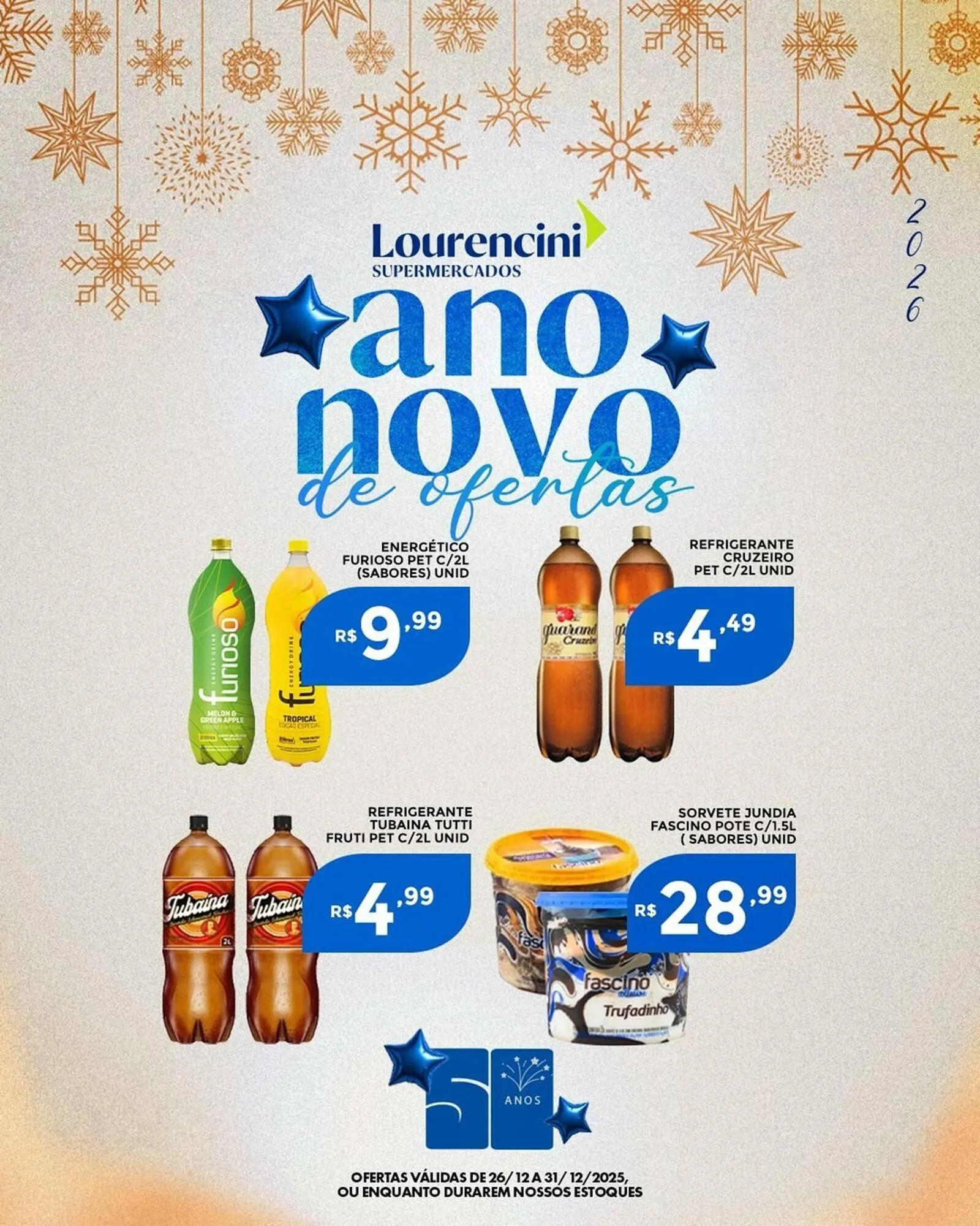 Encarte de Catálogo Lourencini Supermercados 29 de dezembro até 31 de dezembro 2025 - Pagina 3
