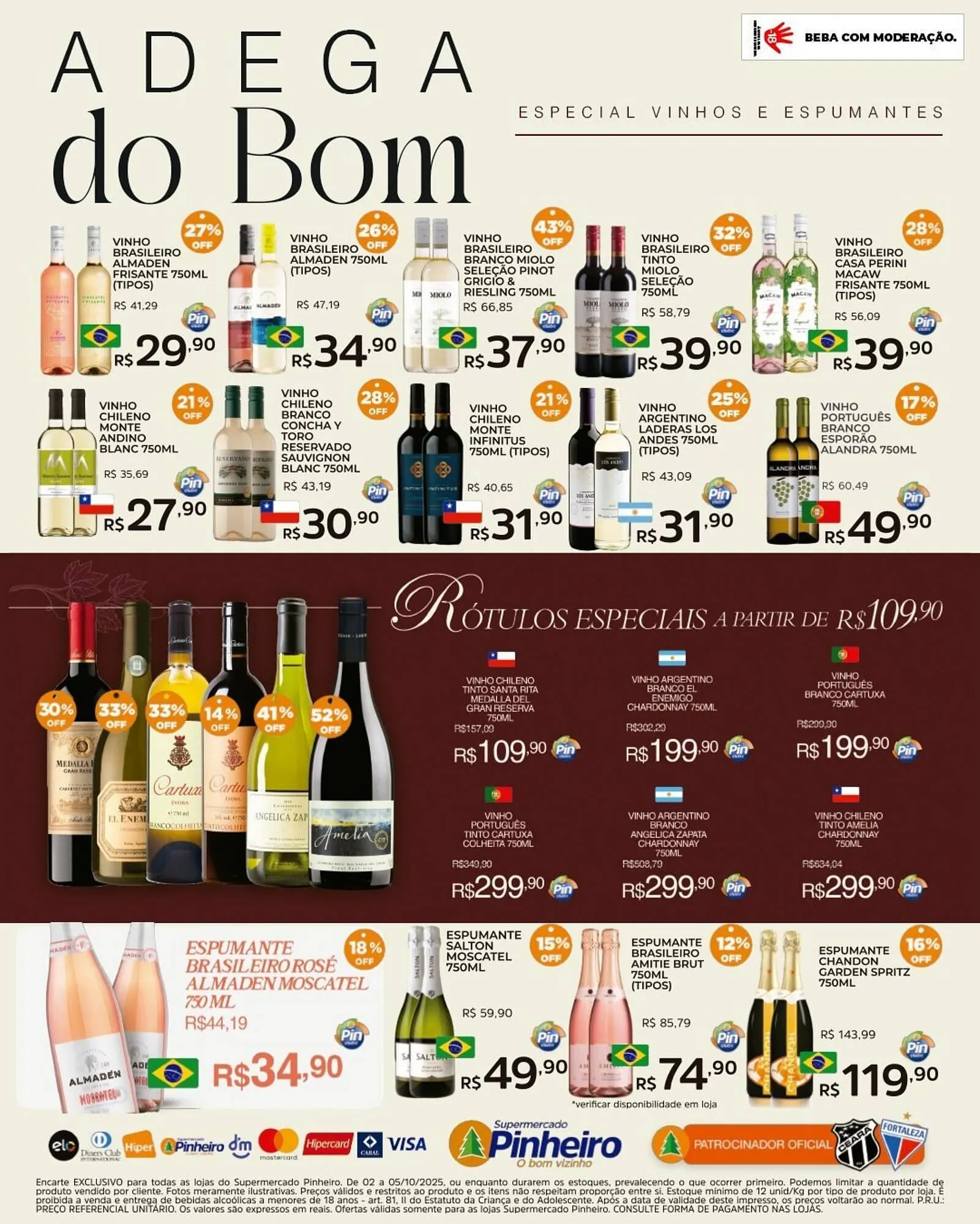 Encarte de Encarte Pinheiro Supermercado 1 de outubro até 5 de outubro 2025 - Pagina 3